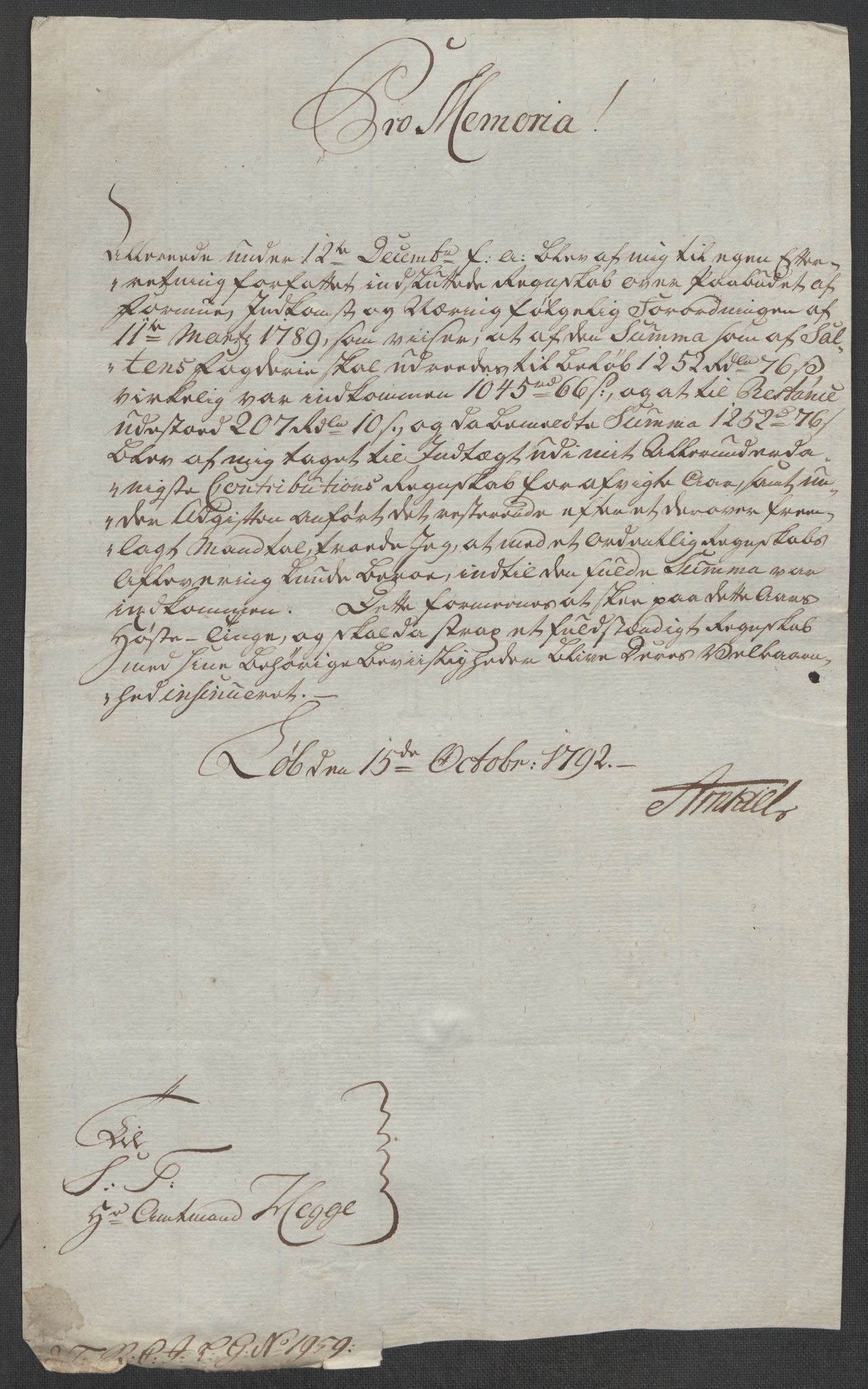 Rentekammeret inntil 1814, Reviderte regnskaper, Mindre regnskaper, AV/RA-EA-4068/Rf/Rfe/L0040: Ryfylke fogderi, Råbyggelaget fogderi, Salten fogderi, 1789, p. 332