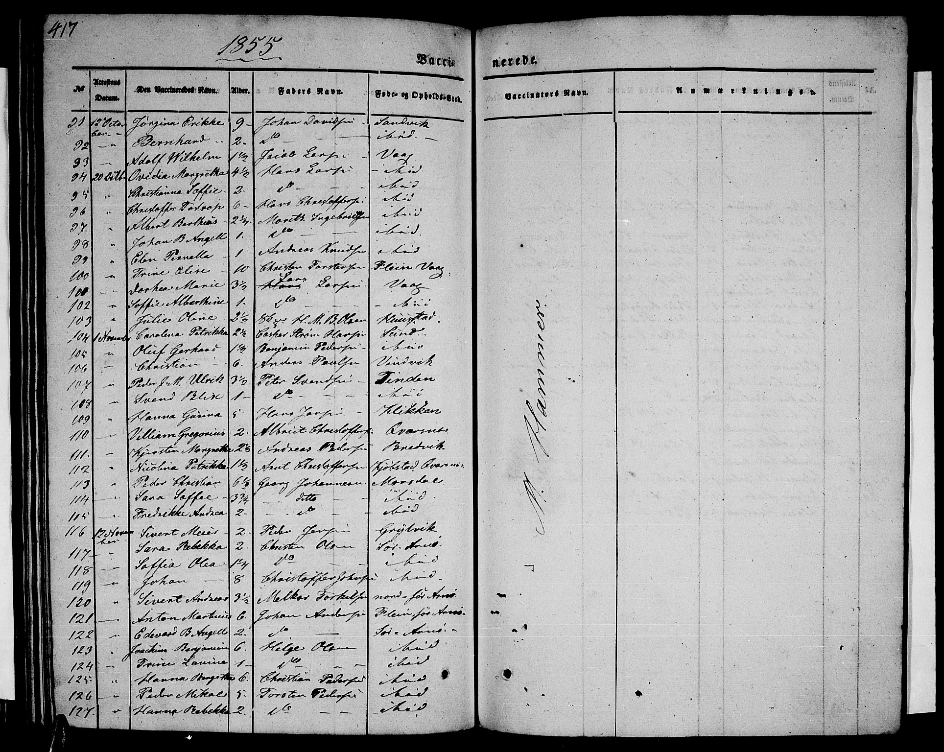 Ministerialprotokoller, klokkerbøker og fødselsregistre - Nordland, AV/SAT-A-1459/805/L0106: Parish register (copy) no. 805C02, 1841-1861, p. 417