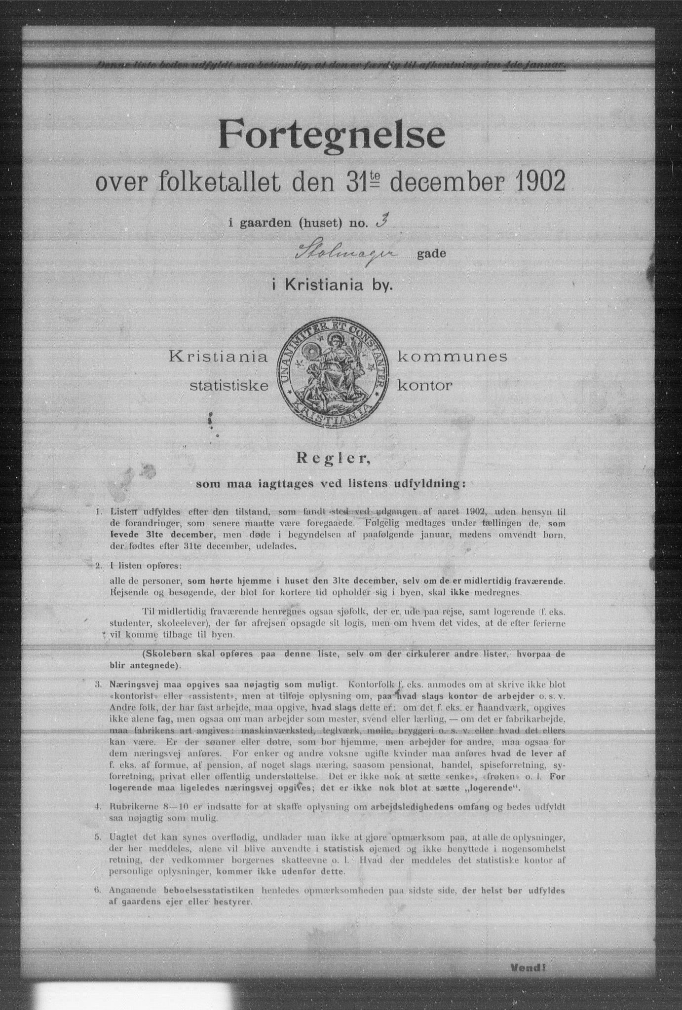 OBA, Municipal Census 1902 for Kristiania, 1902, p. 19113