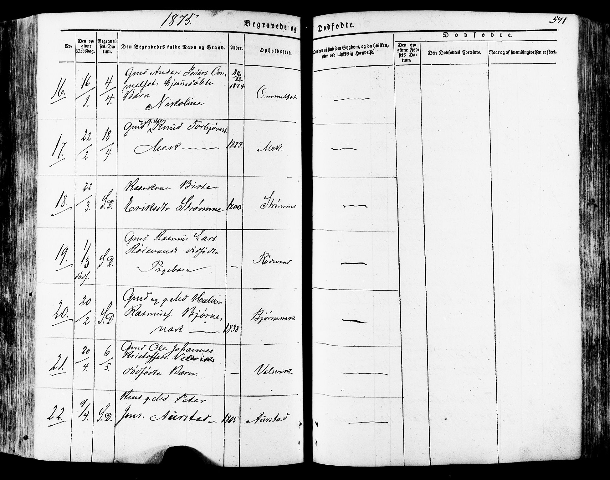 Ministerialprotokoller, klokkerbøker og fødselsregistre - Møre og Romsdal, AV/SAT-A-1454/511/L0140: Parish register (official) no. 511A07, 1851-1878, p. 571