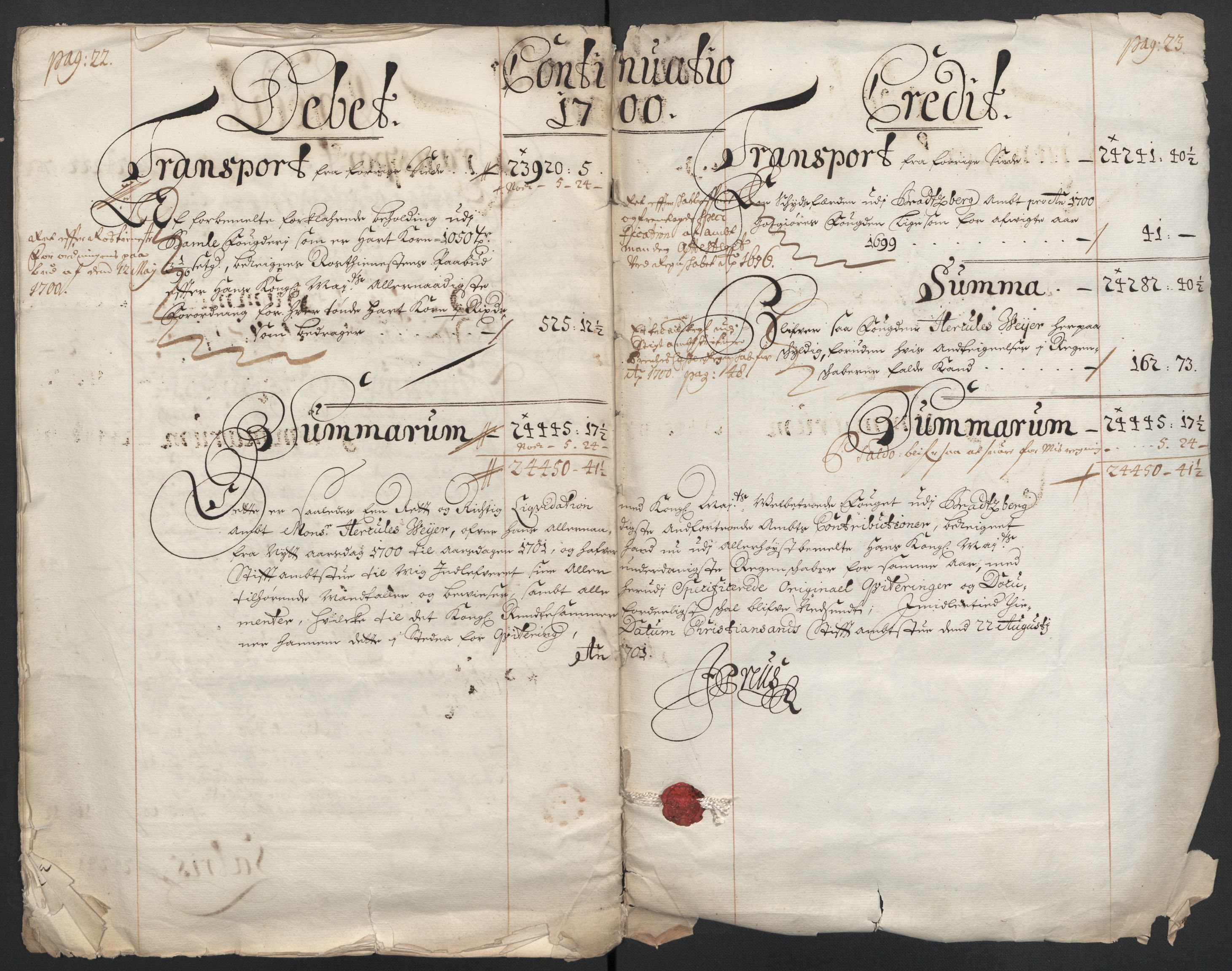 Rentekammeret inntil 1814, Reviderte regnskaper, Fogderegnskap, AV/RA-EA-4092/R36/L2103: Fogderegnskap Øvre og Nedre Telemark og Bamble, 1700, p. 14