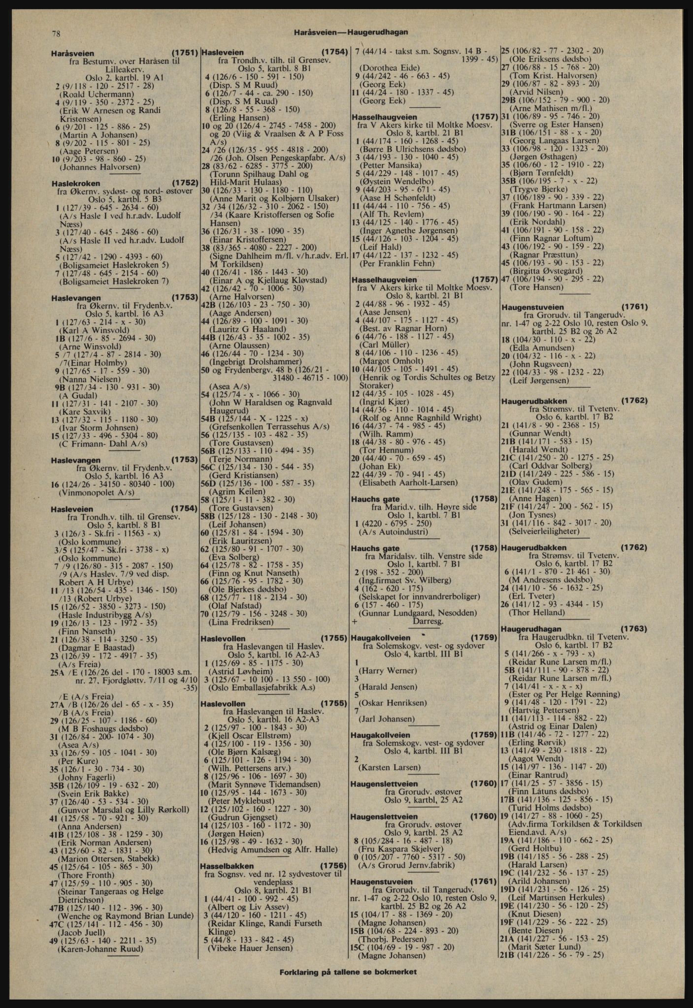 Kristiania/Oslo adressebok, PUBL/-, 1978-1979, p. 78