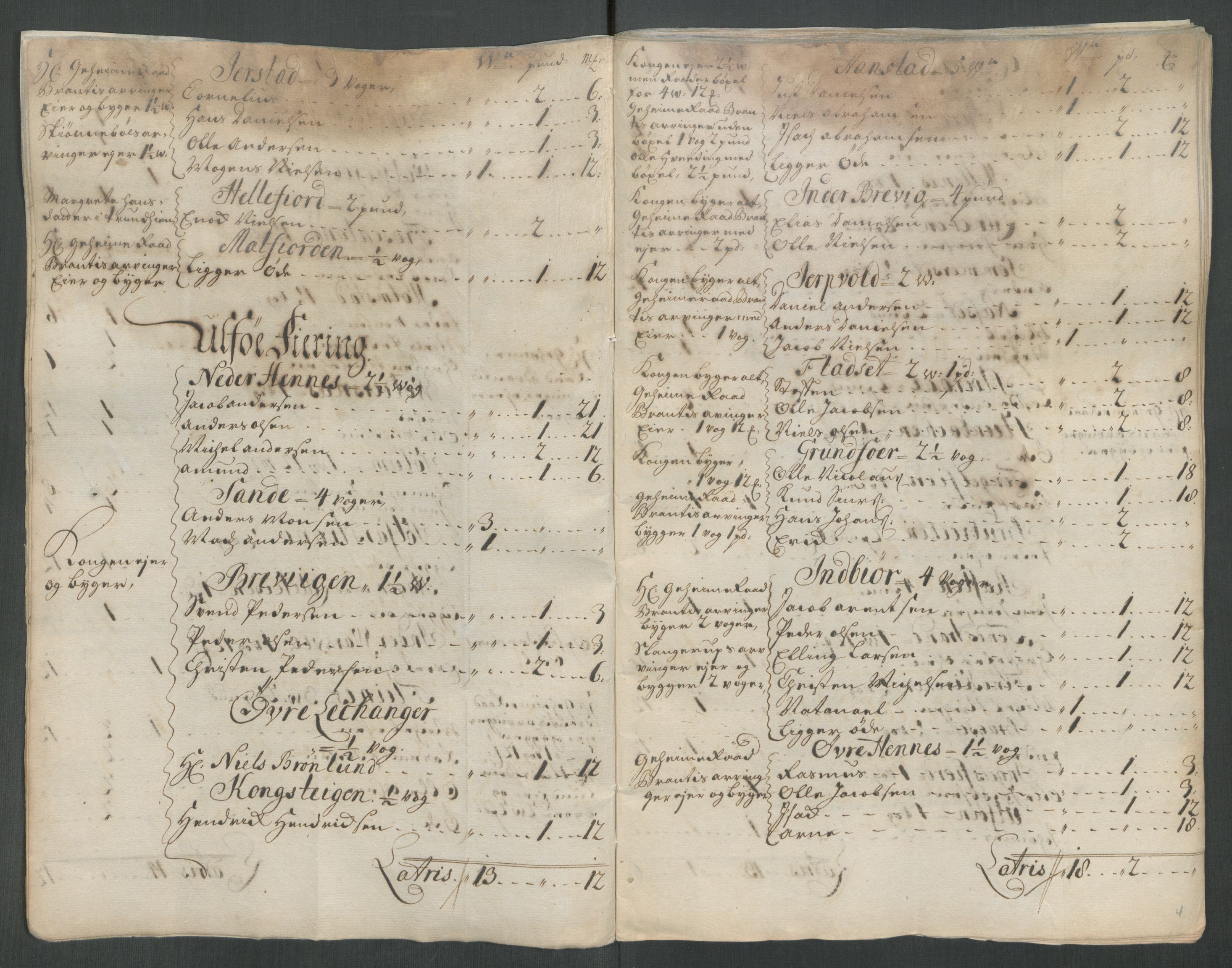 Rentekammeret inntil 1814, Reviderte regnskaper, Fogderegnskap, AV/RA-EA-4092/R67/L4680: Fogderegnskap Vesterålen, Andenes og Lofoten, 1714, p. 31