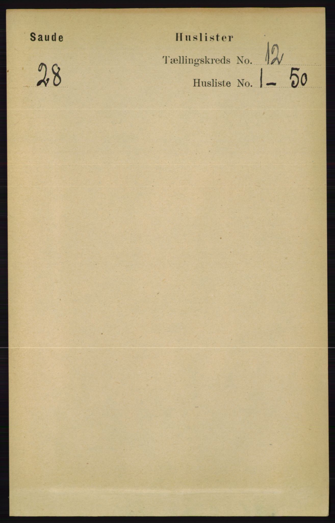 RA, 1891 census for 0822 Sauherad, 1891, p. 3564