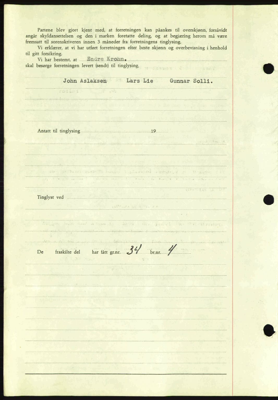 Romsdal sorenskriveri, AV/SAT-A-4149/1/2/2C: Mortgage book no. A8, 1939-1940, Diary no: : 2660/1939