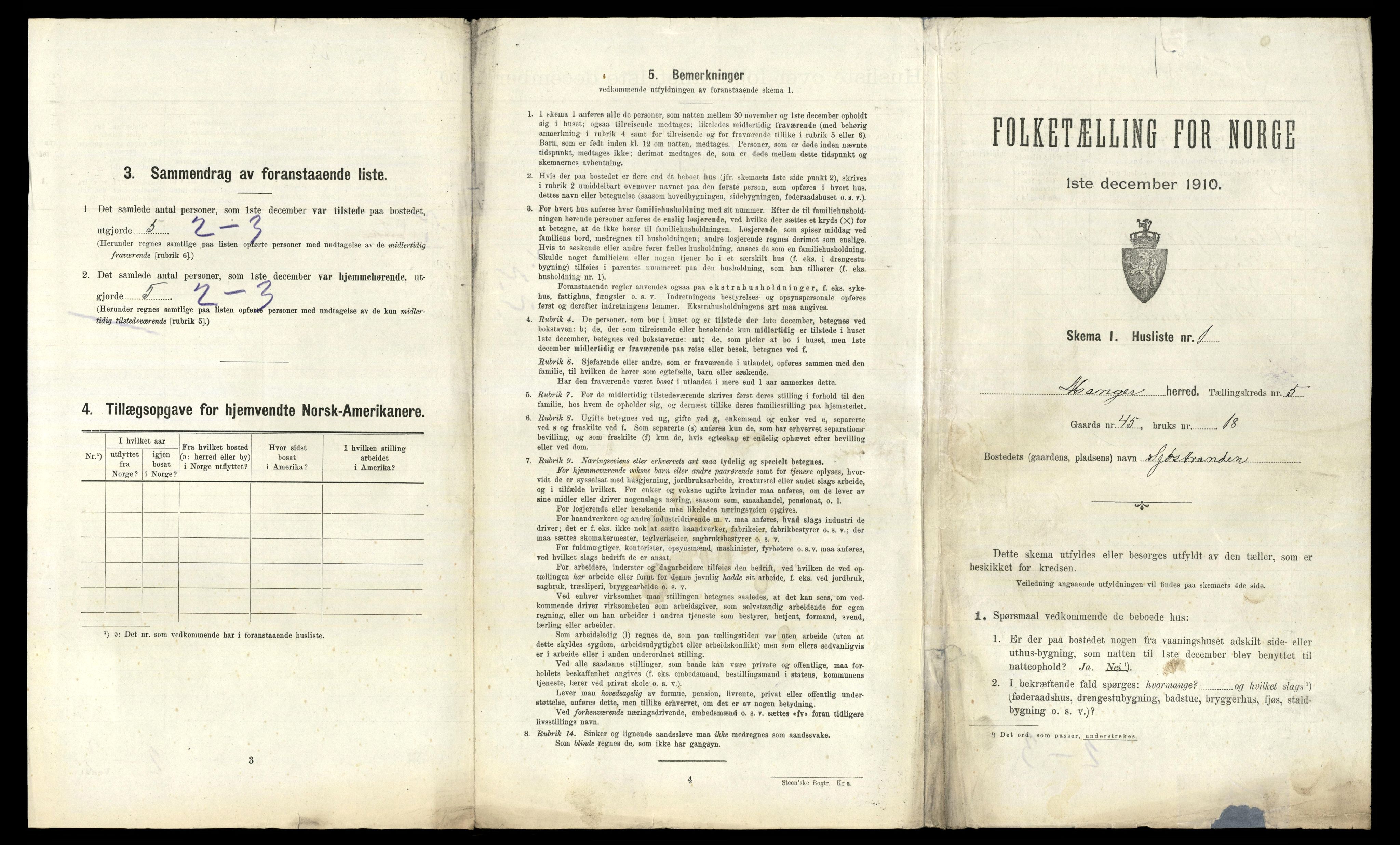 RA, 1910 census for Manger, 1910, p. 513