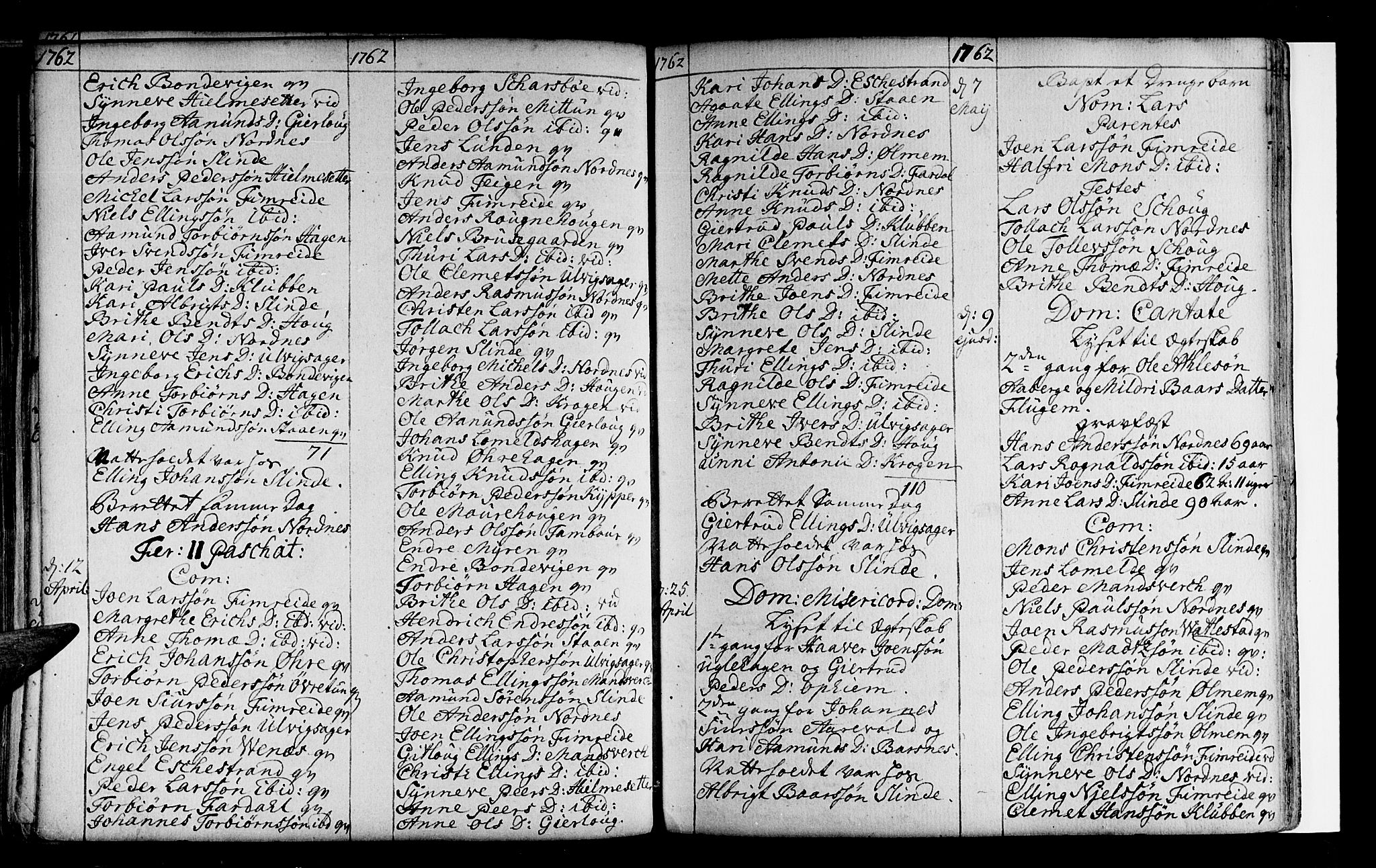 Sogndal sokneprestembete, AV/SAB-A-81301/H/Haa/Haaa/L0004: Parish register (official) no. A 4, 1747-1782