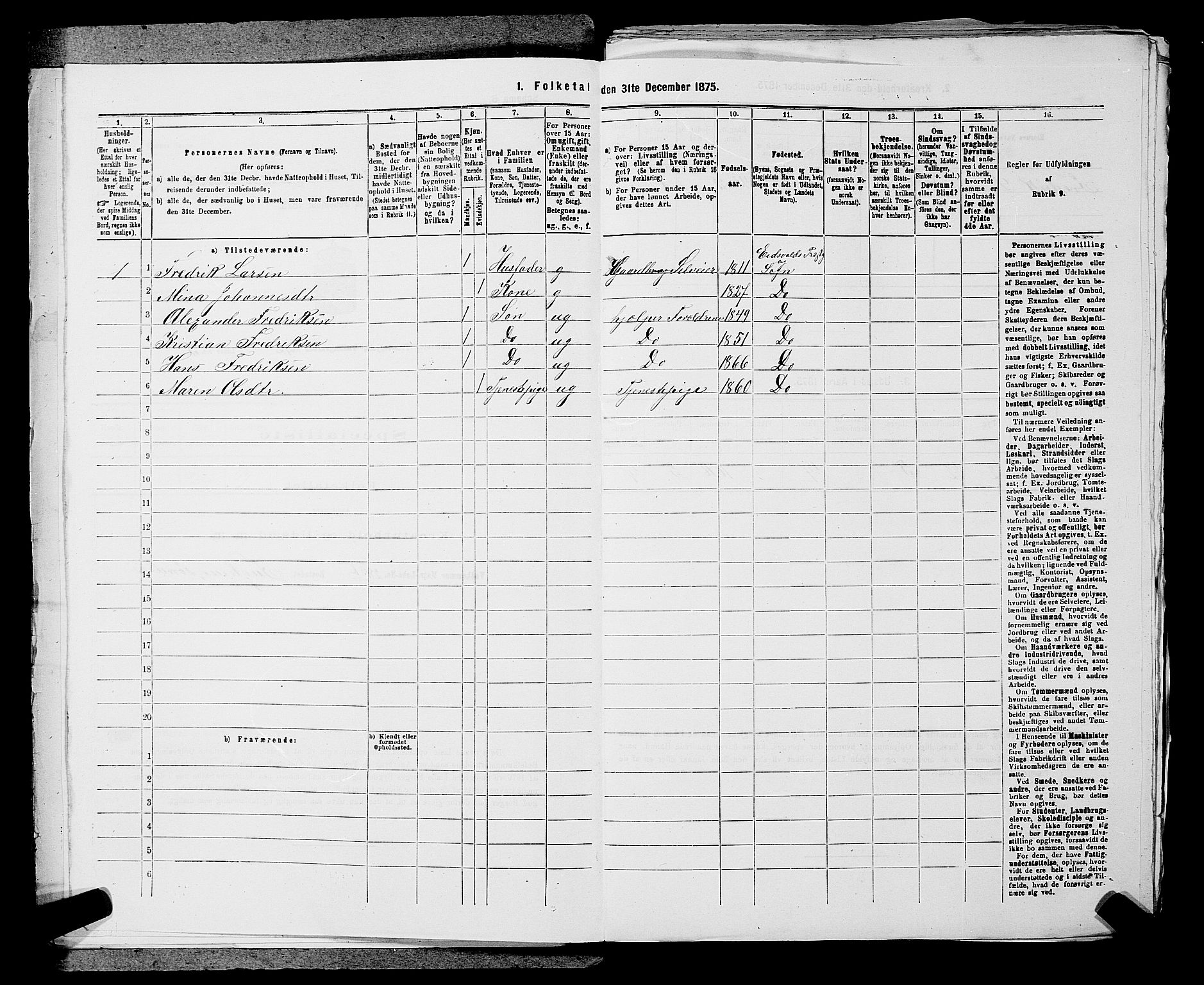 RA, 1875 census for 0237P Eidsvoll, 1875, p. 1856