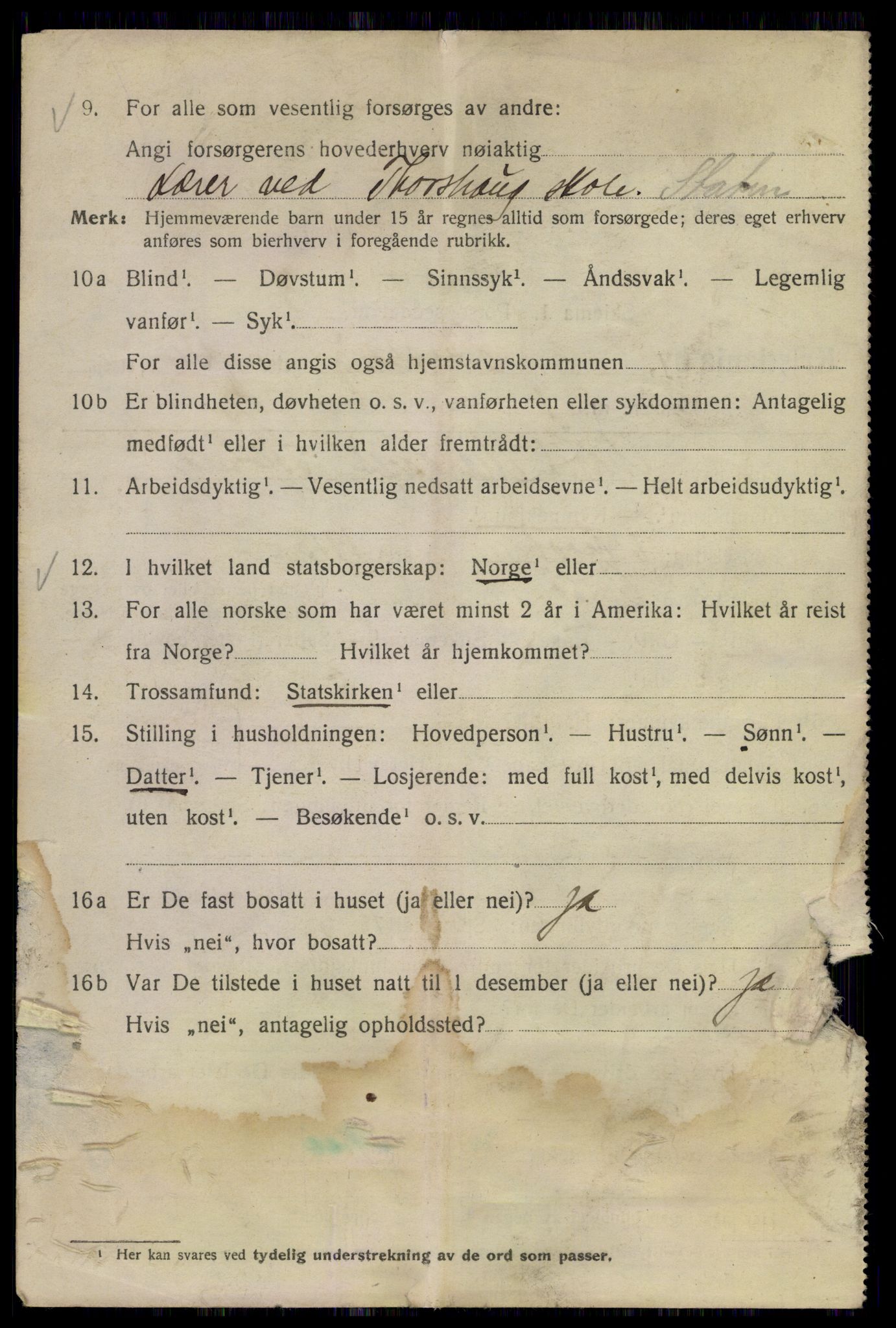 SAO, 1920 census for Kristiania, 1920, p. 593350