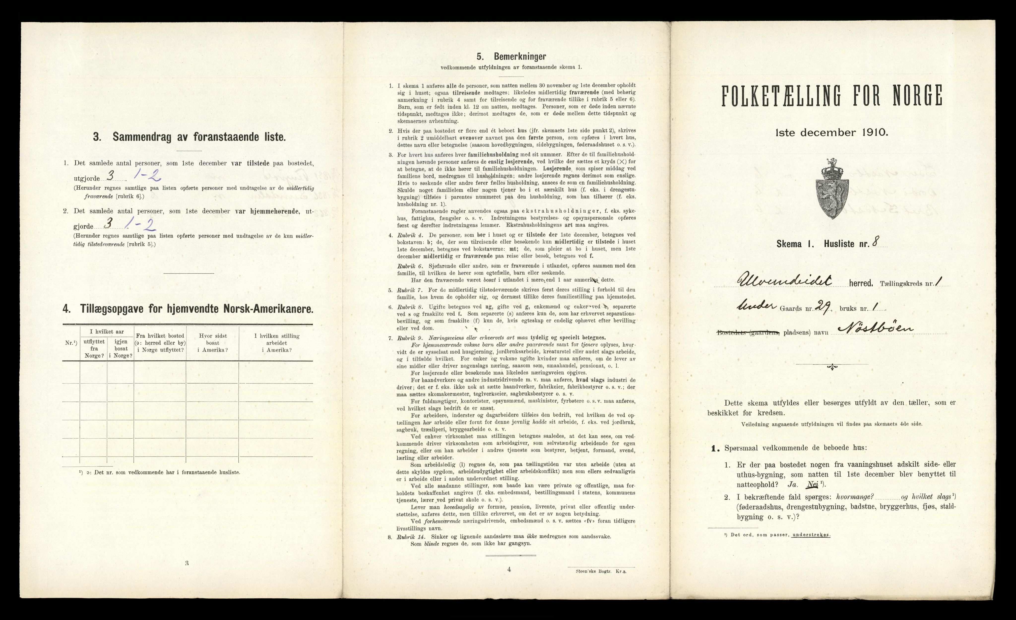 RA, 1910 census for Ålvundeid, 1910, p. 31