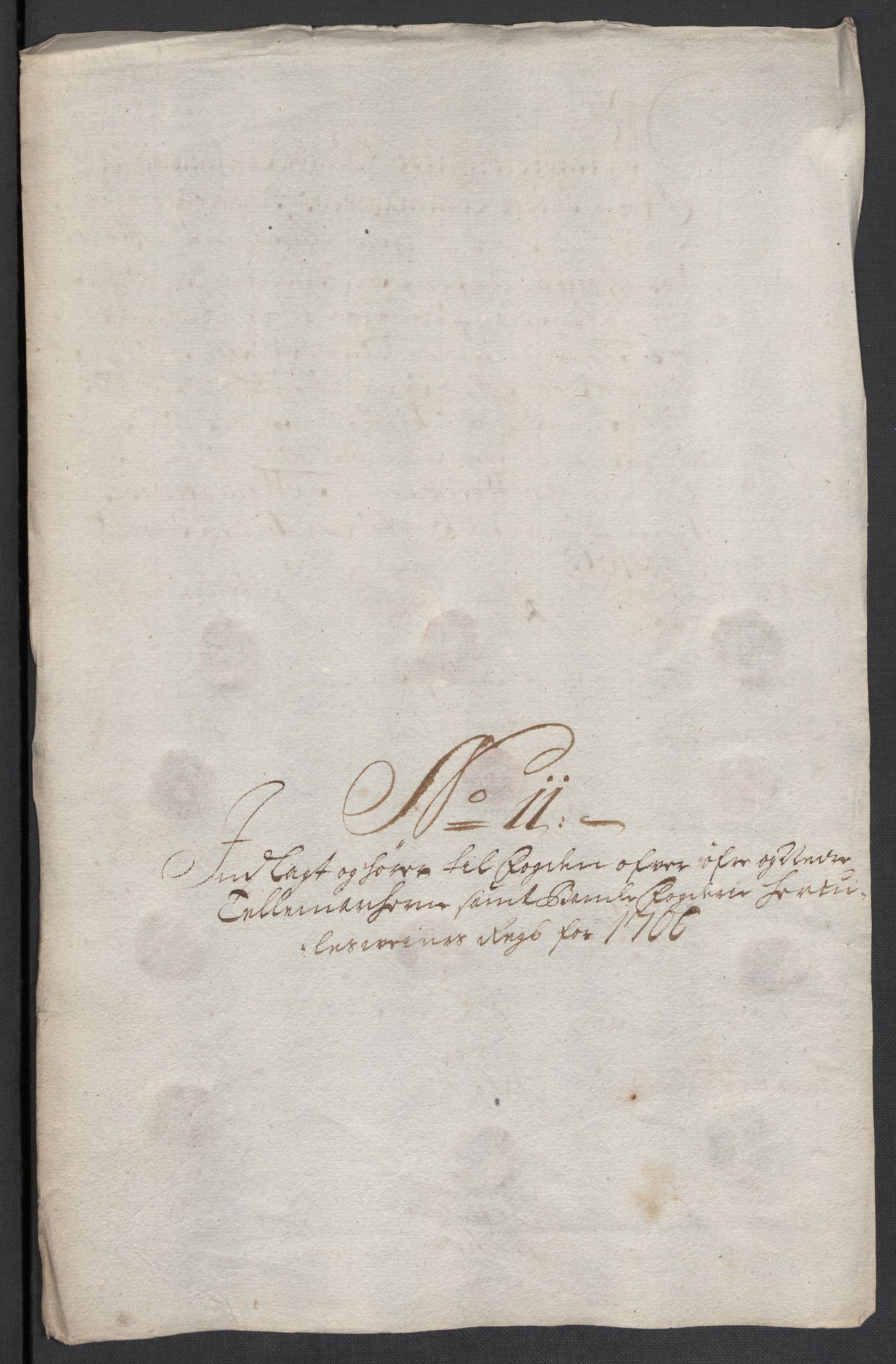 Rentekammeret inntil 1814, Reviderte regnskaper, Fogderegnskap, AV/RA-EA-4092/R36/L2116: Fogderegnskap Øvre og Nedre Telemark og Bamble, 1706-1707, p. 95