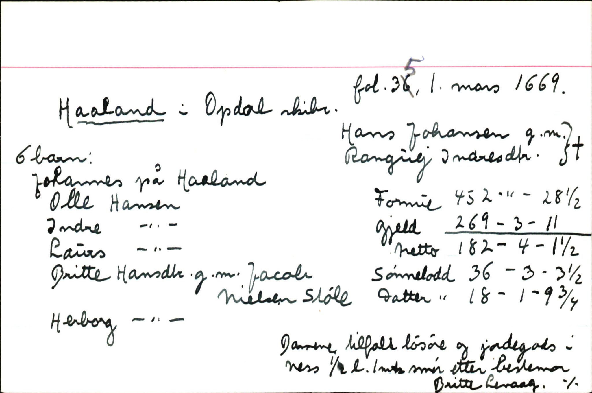 Skiftekort ved Statsarkivet i Bergen, SAB/SKIFTEKORT/004/L0001: Skifteprotokoll nr. 1-2, 1668-1699, p. 145