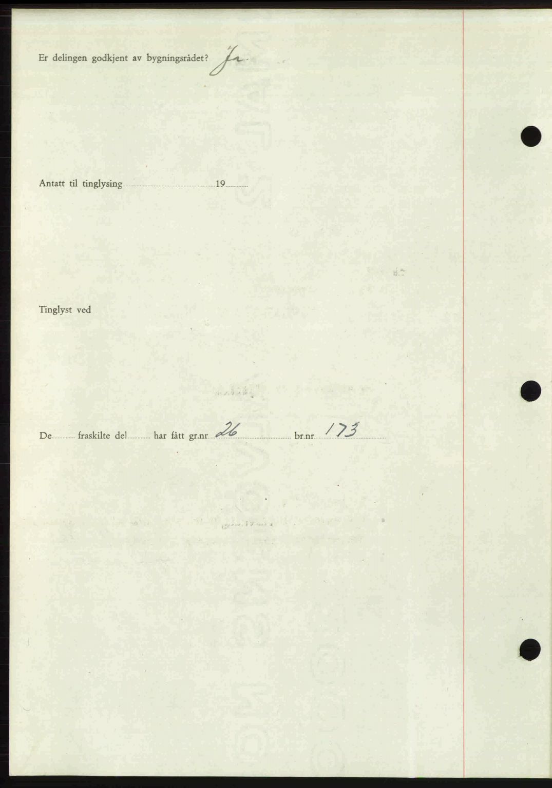 Romsdal sorenskriveri, SAT/A-4149/1/2/2C: Mortgage book no. A22, 1947-1947, Diary no: : 653/1947