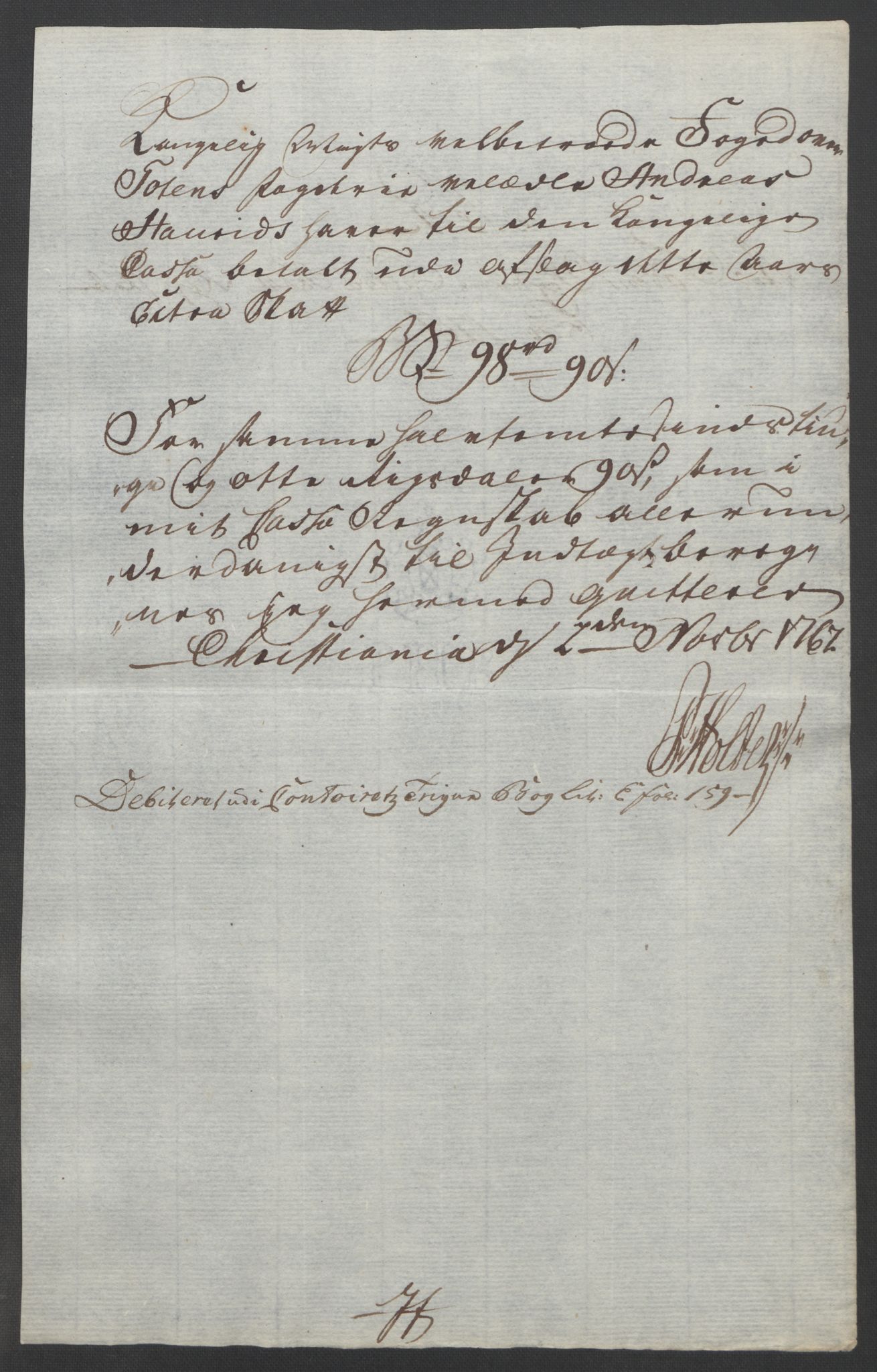 Rentekammeret inntil 1814, Reviderte regnskaper, Fogderegnskap, AV/RA-EA-4092/R19/L1399: Fogderegnskap Toten, Hadeland og Vardal, 1762-1783, p. 125