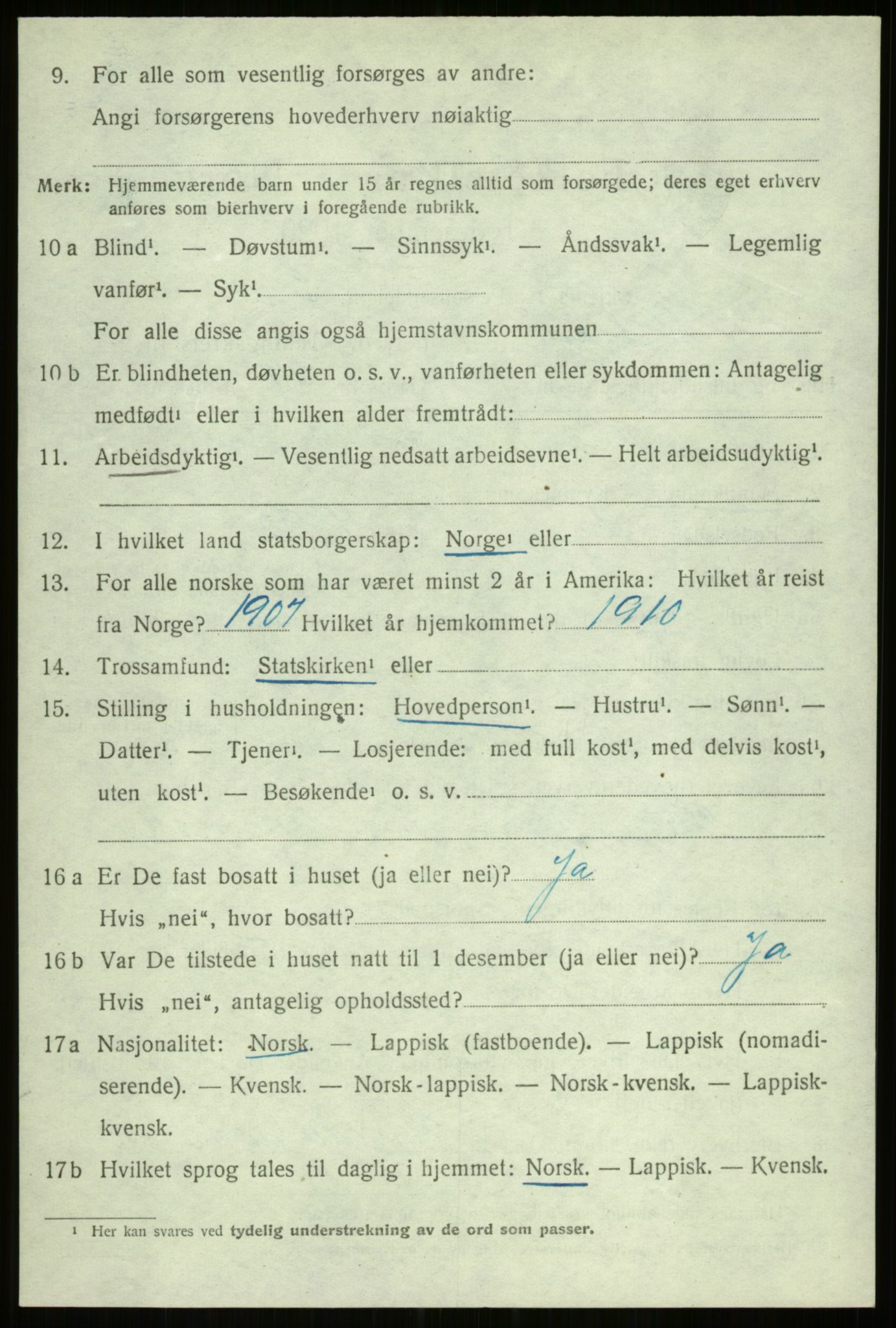 SATØ, 1920 census for Ibestad, 1920, p. 5668