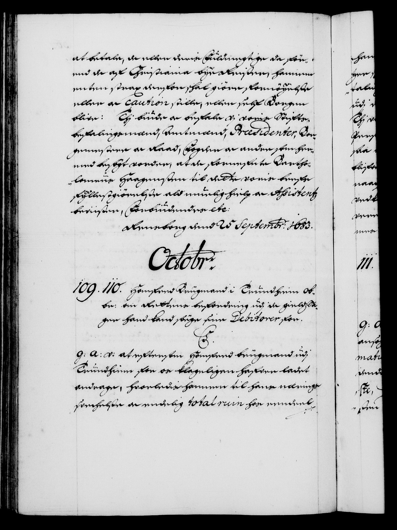 Danske Kanselli 1572-1799, RA/EA-3023/F/Fc/Fca/Fcaa/L0013: Norske registre (mikrofilm), 1681-1684, p. 367b