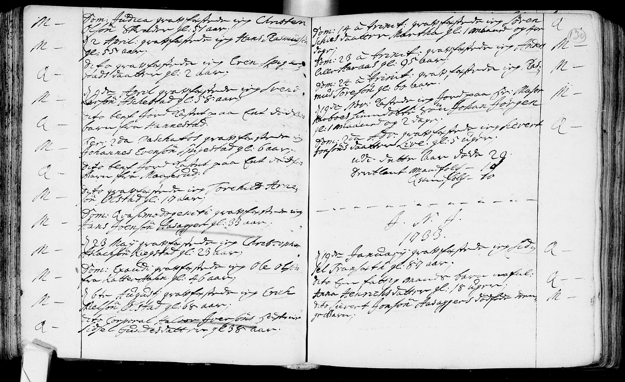 Røyken kirkebøker, AV/SAKO-A-241/F/Fa/L0002: Parish register (official) no. 2, 1731-1782, p. 130