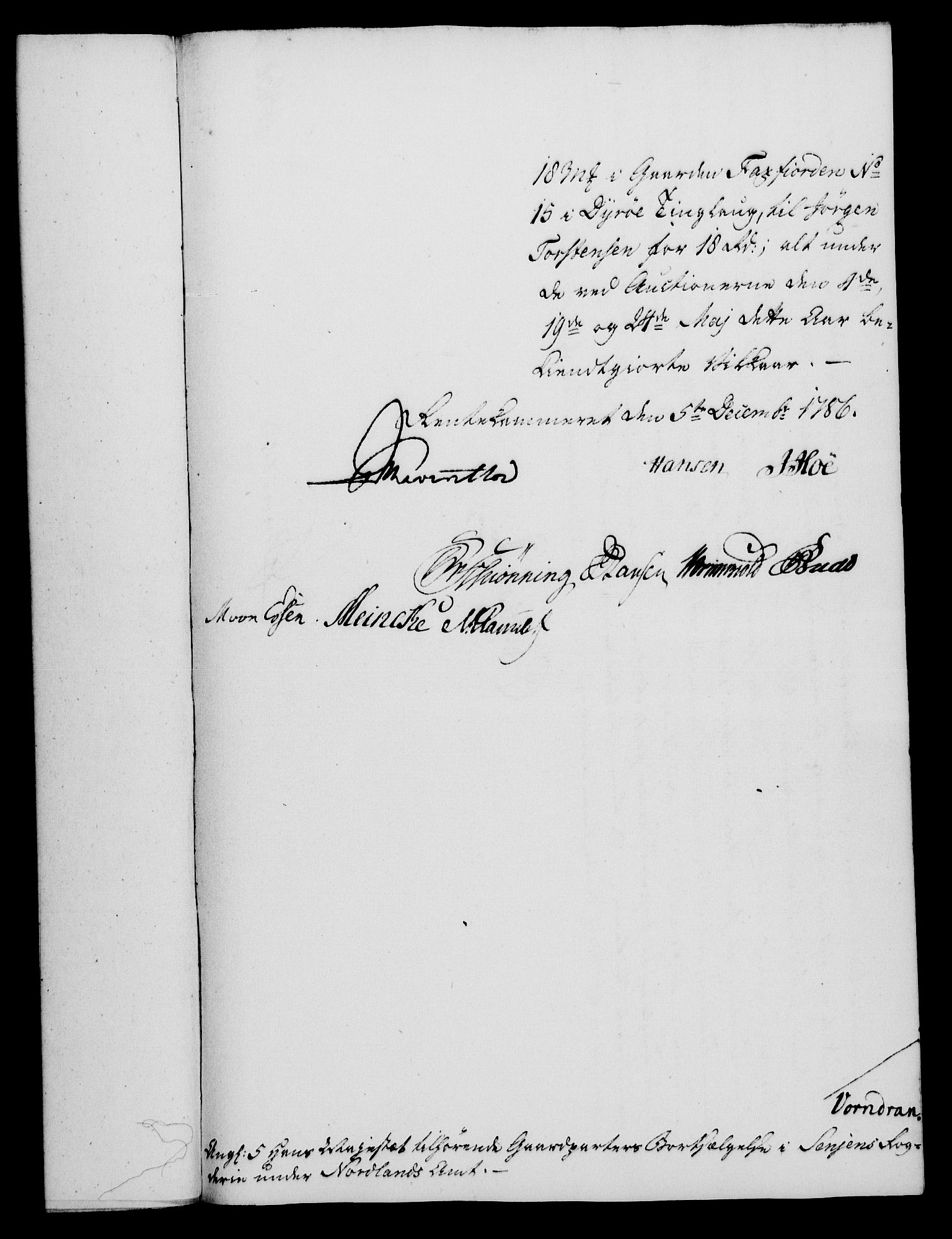 Rentekammeret, Kammerkanselliet, AV/RA-EA-3111/G/Gf/Gfa/L0068: Norsk relasjons- og resolusjonsprotokoll (merket RK 52.68), 1786, p. 1037