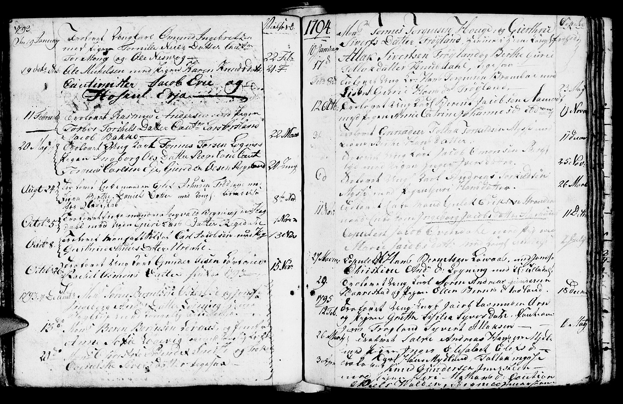 Sokndal sokneprestkontor, AV/SAST-A-101808: Parish register (official) no. A 4, 1762-1811