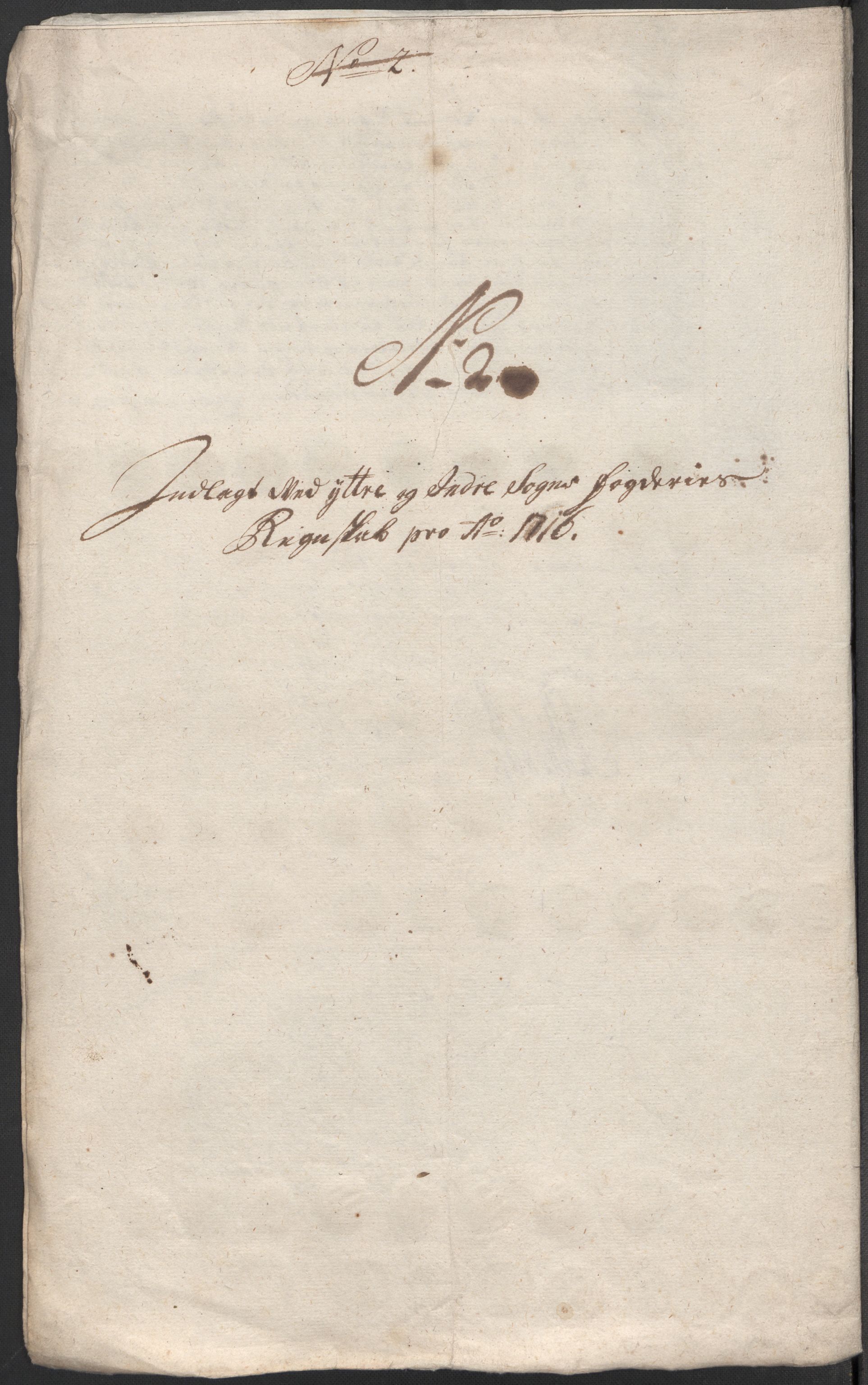 Rentekammeret inntil 1814, Reviderte regnskaper, Fogderegnskap, AV/RA-EA-4092/R52/L3320: Fogderegnskap Sogn, 1715-1716, p. 386