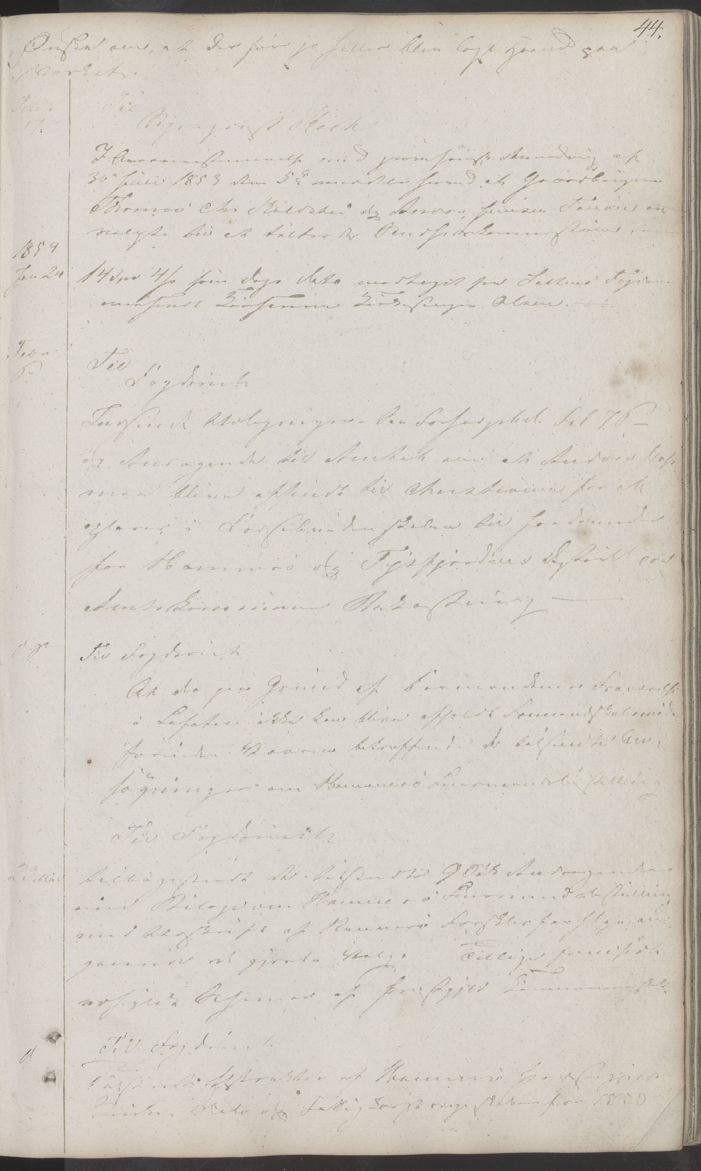 Hamarøy kommune. Formannskapet, AIN/K-18490.150/210/L0001: Protokoll, 1838-1900, p. 44