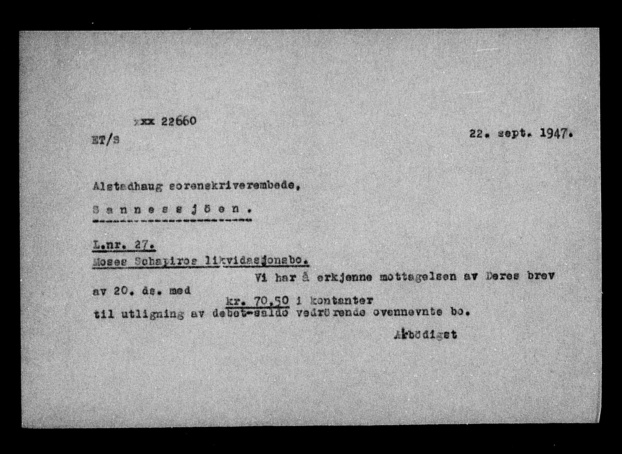 Justisdepartementet, Tilbakeføringskontoret for inndratte formuer, AV/RA-S-1564/H/Hc/Hcb/L0915: --, 1945-1947, p. 356