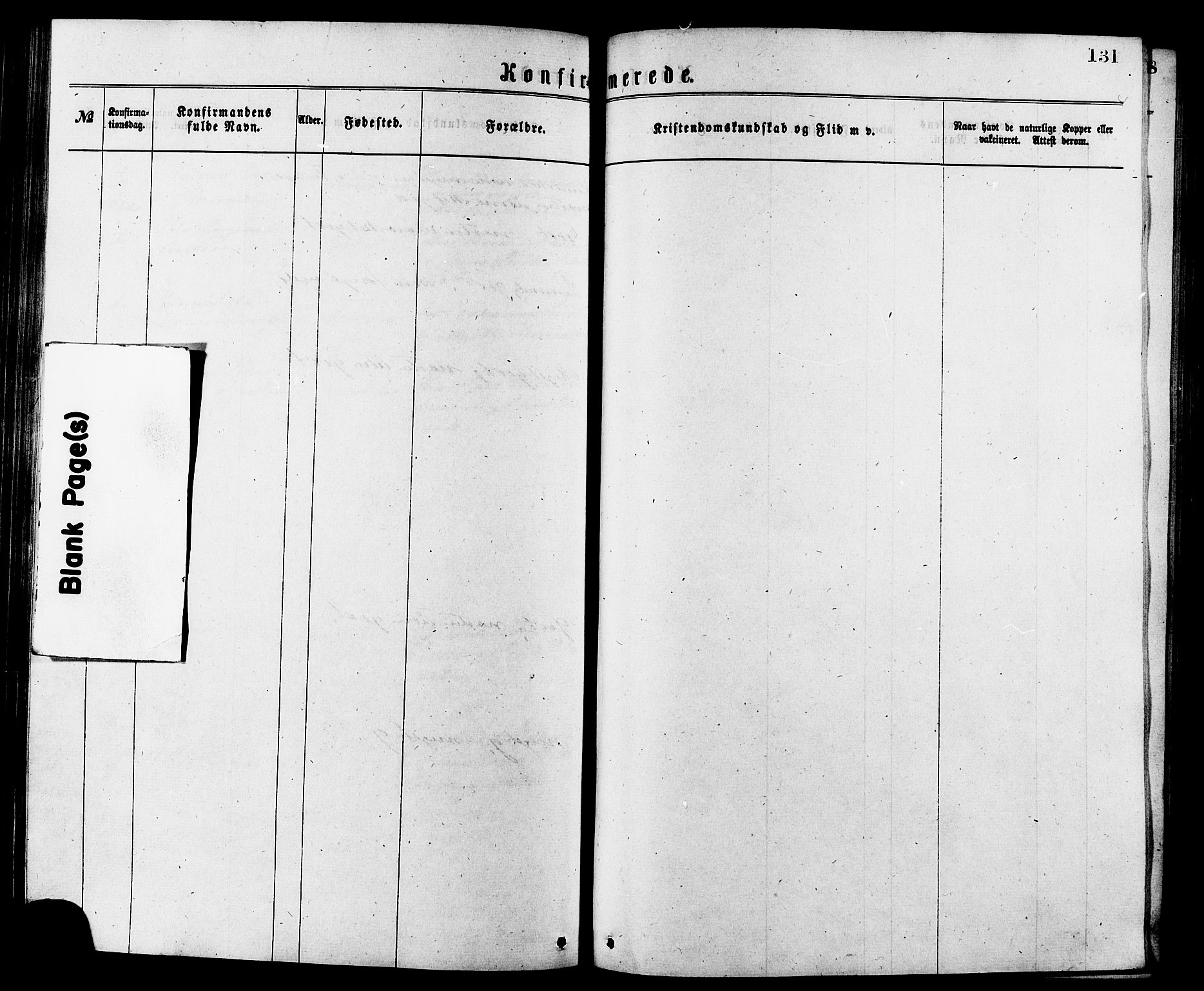 Ministerialprotokoller, klokkerbøker og fødselsregistre - Møre og Romsdal, SAT/A-1454/502/L0024: Parish register (official) no. 502A02, 1873-1884, p. 131