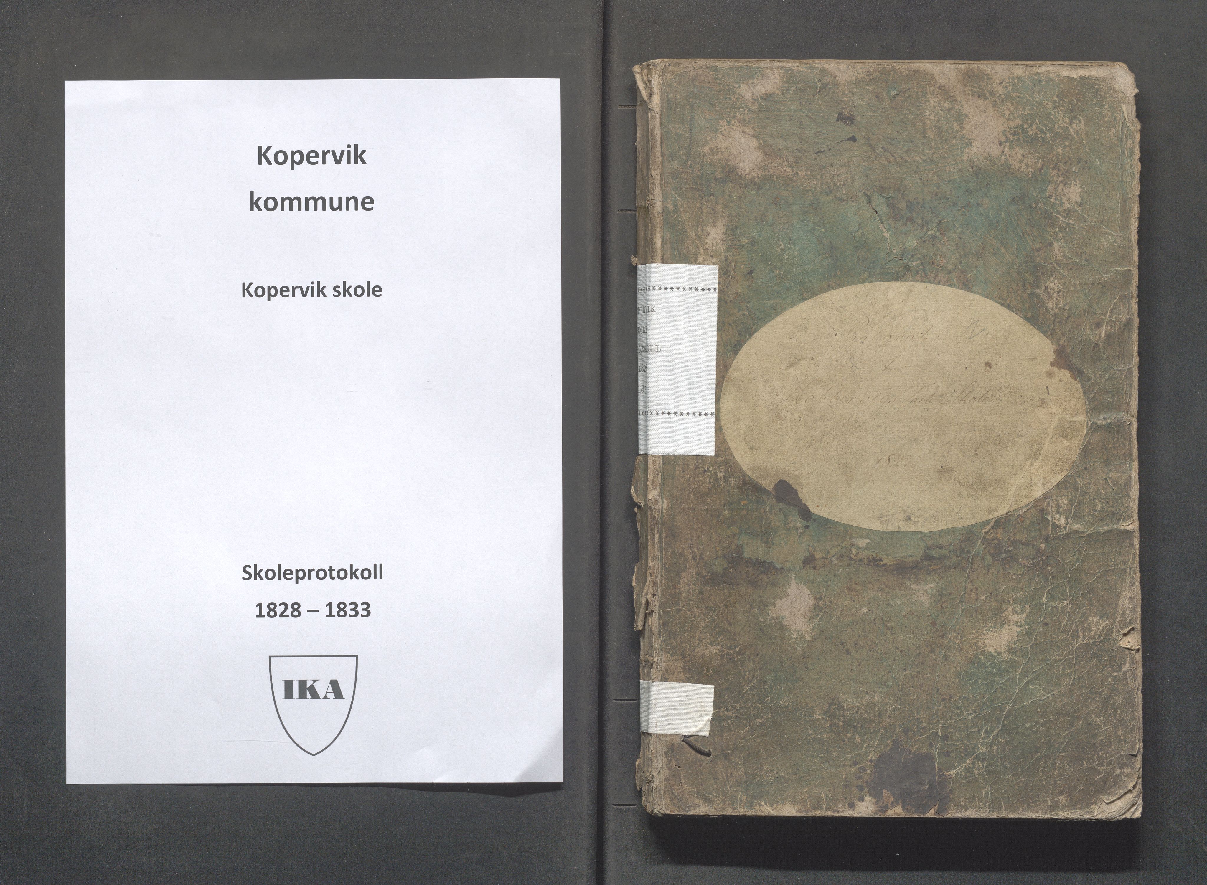 Kopervik Kommune - Kopervik skole, IKAR/K-102472/H/L0001: Skoleprotokoll, 1828-1833