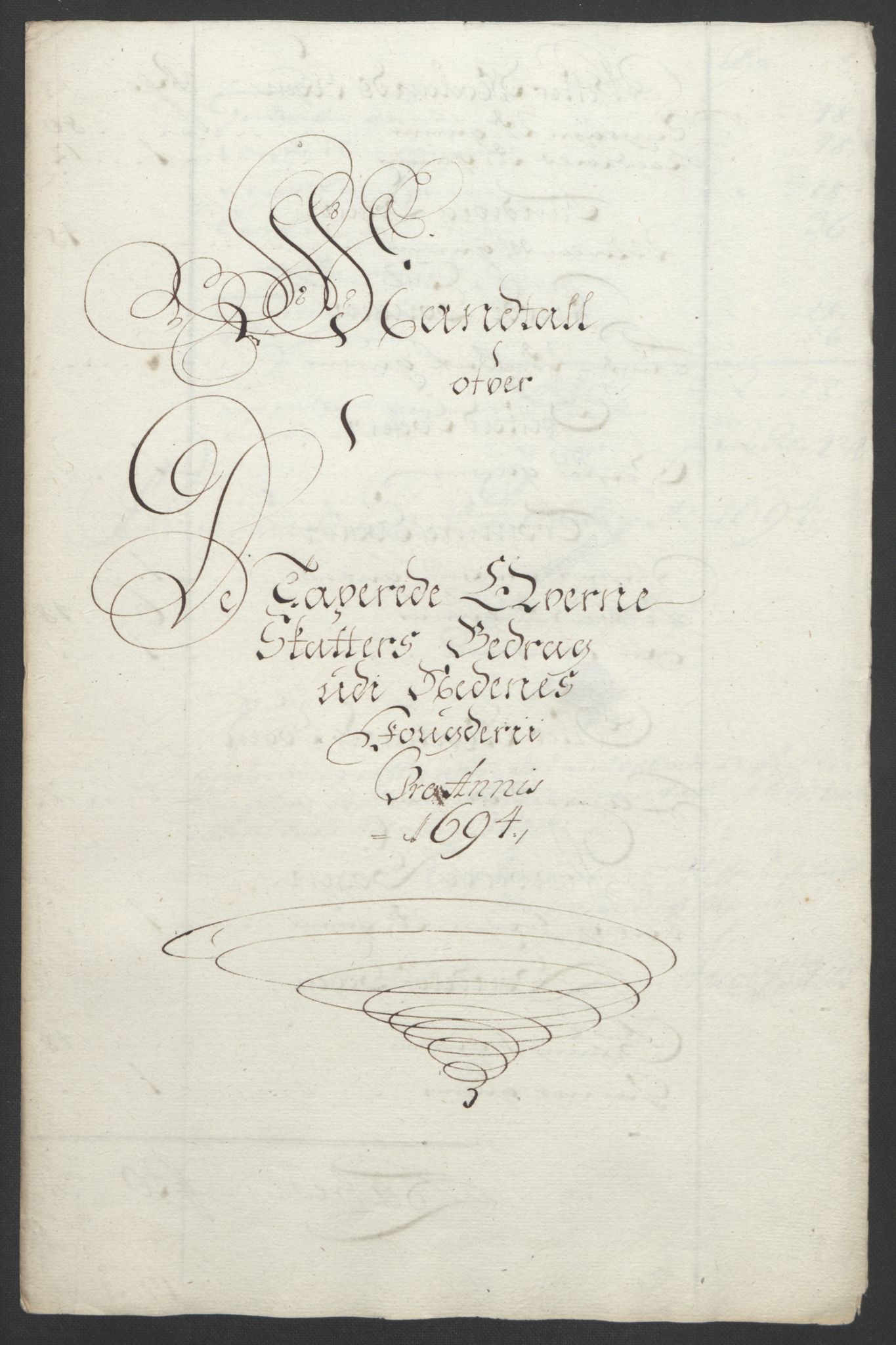 Rentekammeret inntil 1814, Reviderte regnskaper, Fogderegnskap, RA/EA-4092/R39/L2312: Fogderegnskap Nedenes, 1693-1695, p. 145