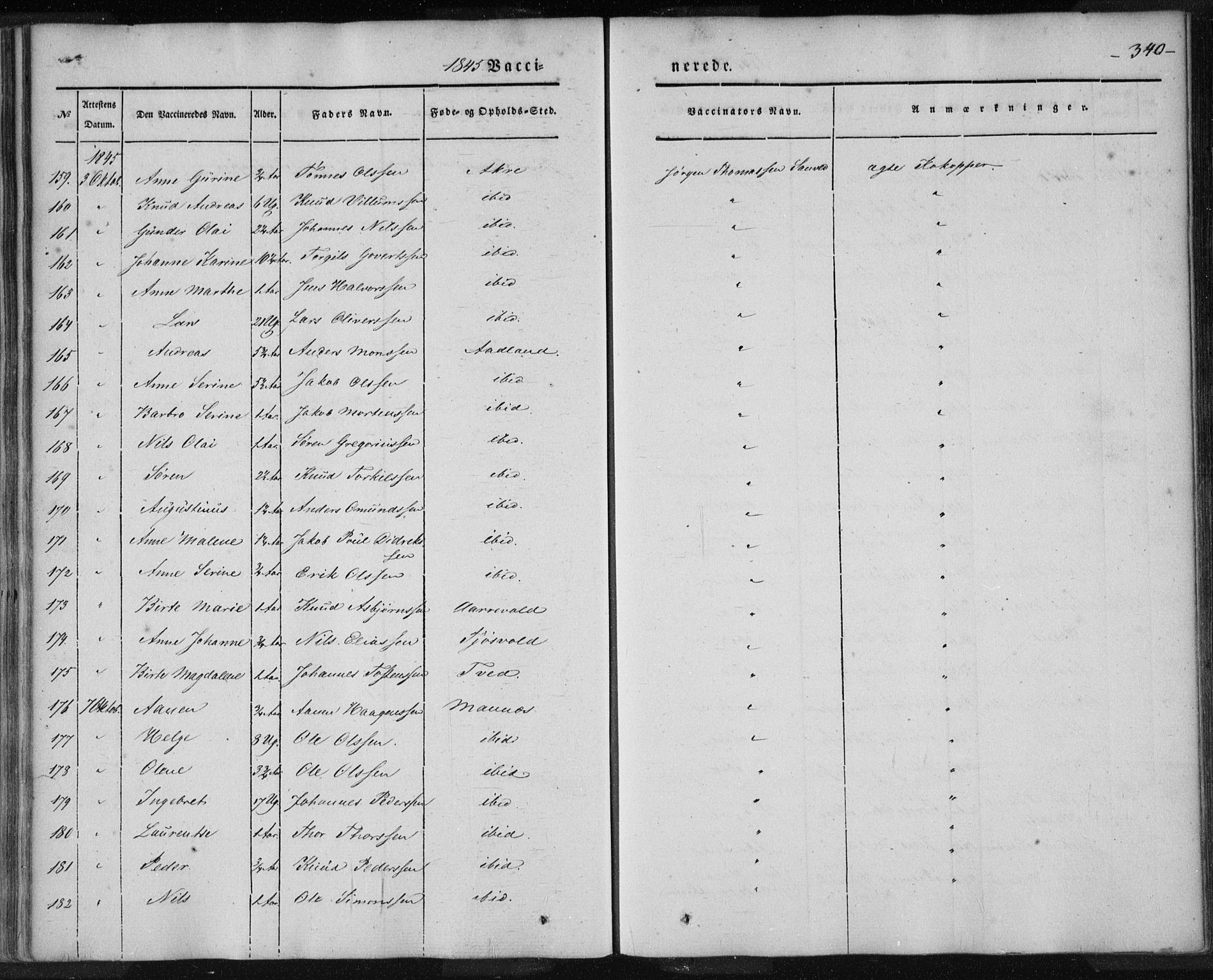 Skudenes sokneprestkontor, AV/SAST-A -101849/H/Ha/Haa/L0003: Parish register (official) no. A 2.2, 1841-1846, p. 340