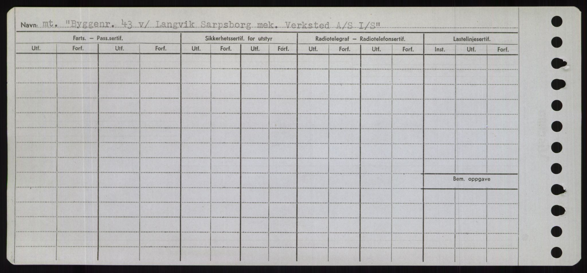 Sjøfartsdirektoratet med forløpere, Skipsmålingen, AV/RA-S-1627/H/Hd/L0006: Fartøy, Byg-Båt, p. 498