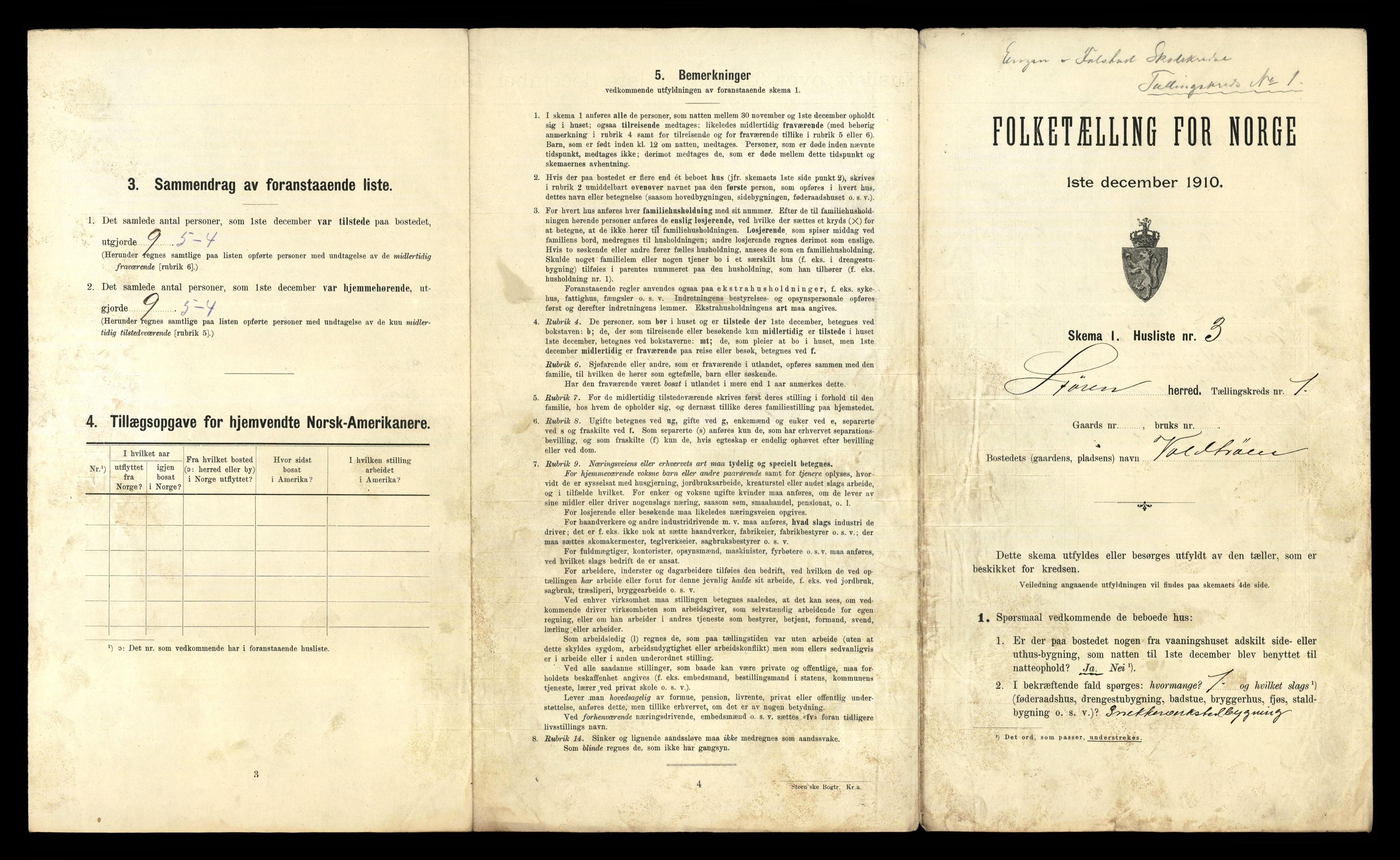 RA, 1910 census for Støren, 1910, p. 26