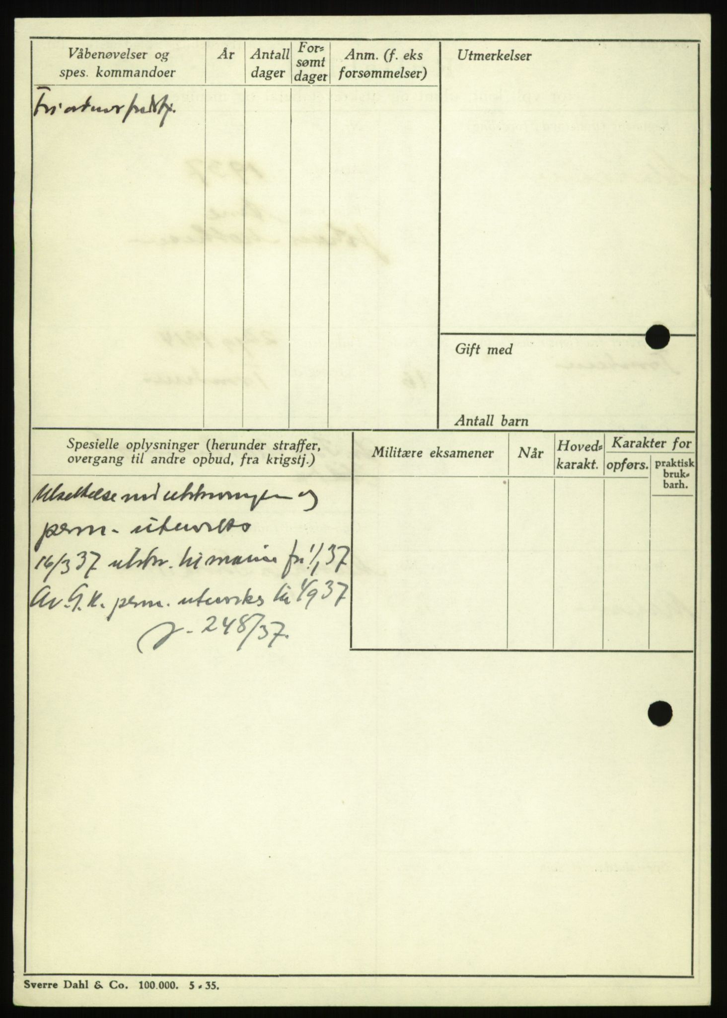 Forsvaret, Troms infanteriregiment nr. 16, AV/RA-RAFA-3146/P/Pa/L0021: Rulleblad for regimentets menige mannskaper, årsklasse 1937, 1937, p. 760