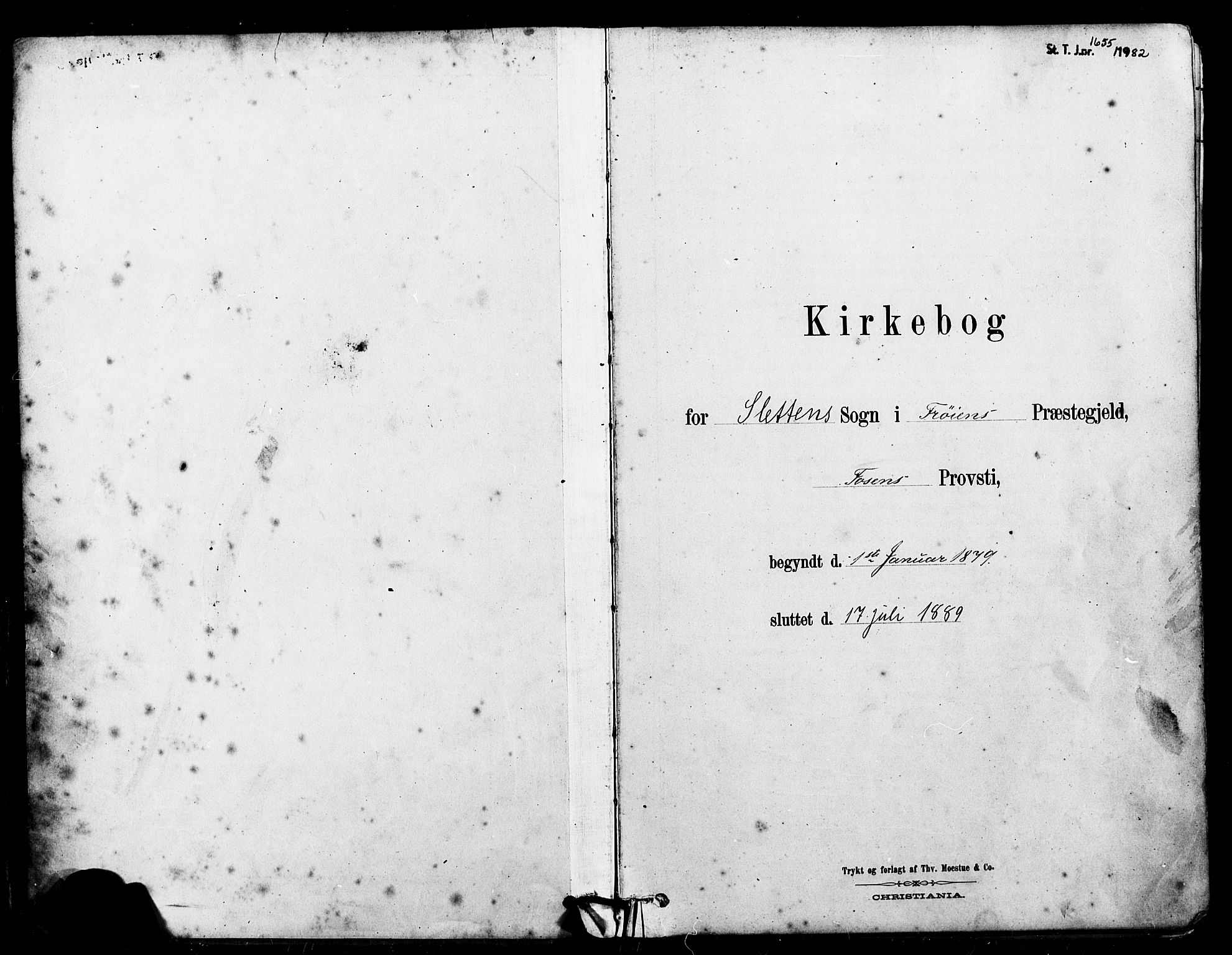 Ministerialprotokoller, klokkerbøker og fødselsregistre - Sør-Trøndelag, SAT/A-1456/640/L0578: Parish register (official) no. 640A03, 1879-1889