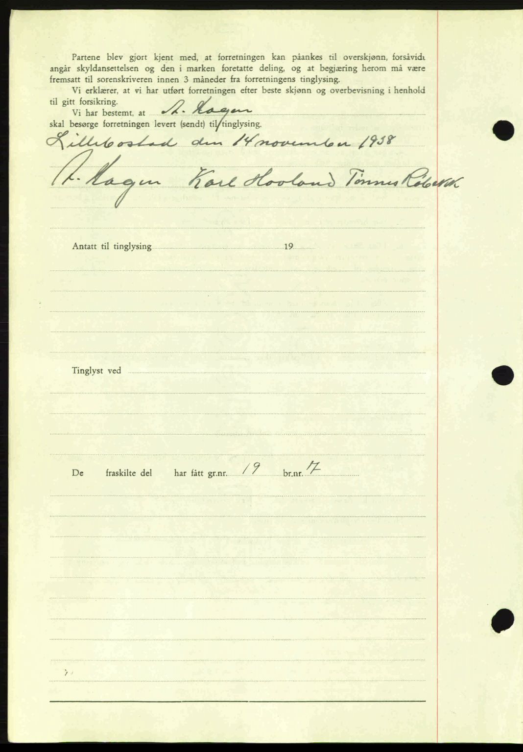 Romsdal sorenskriveri, AV/SAT-A-4149/1/2/2C: Mortgage book no. A6, 1938-1939, Diary no: : 262/1939