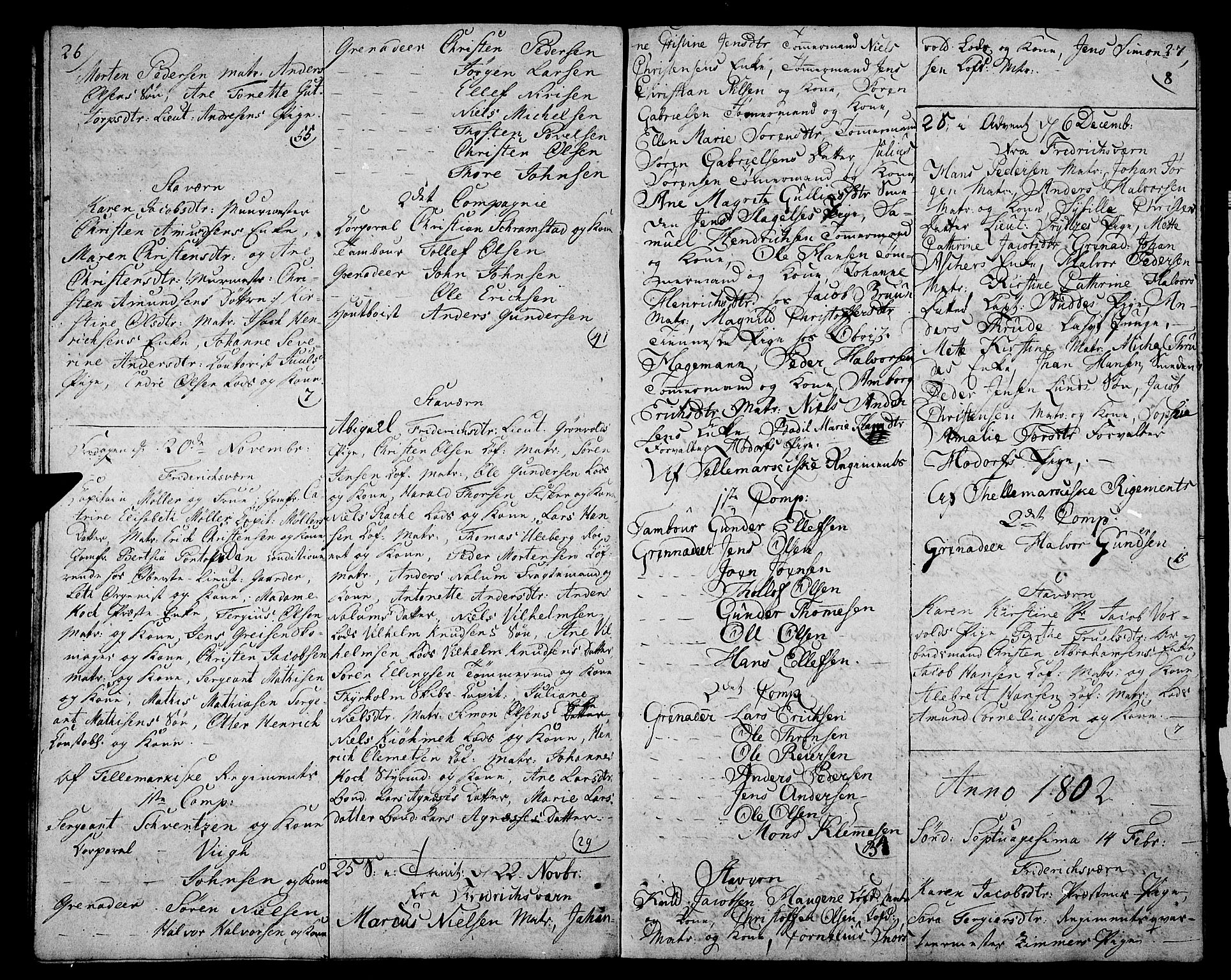Stavern kirkebøker, AV/SAKO-A-318/F/Fa/L0005: Parish register (official) no. 5, 1800-1816, p. 26-27