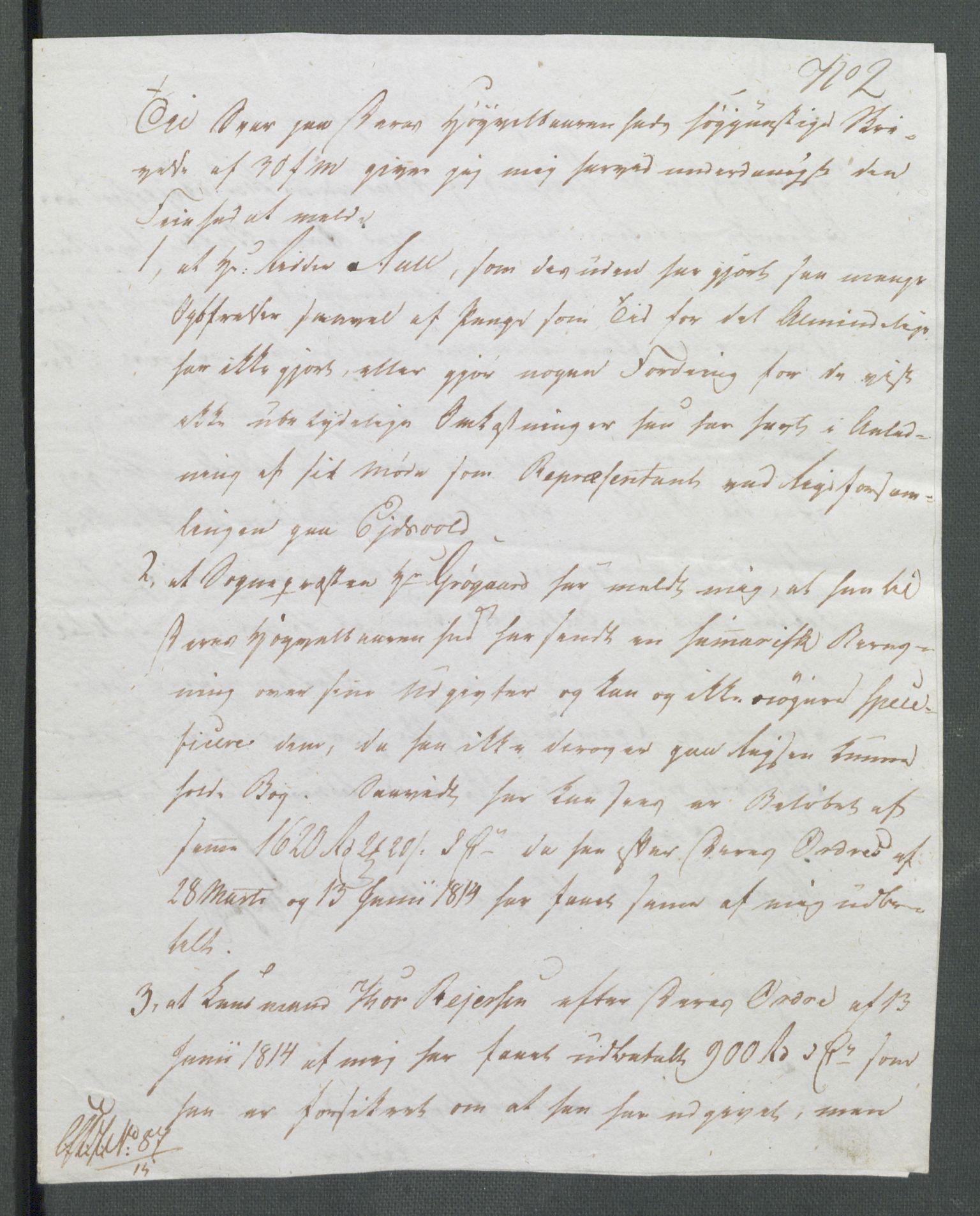 5. departement for finans-, handels- og tollfaget, AV/RA-S-3893/C/Cb/L0014: Regninger fra Riksforsamlingens deputerede, 1814, p. 88