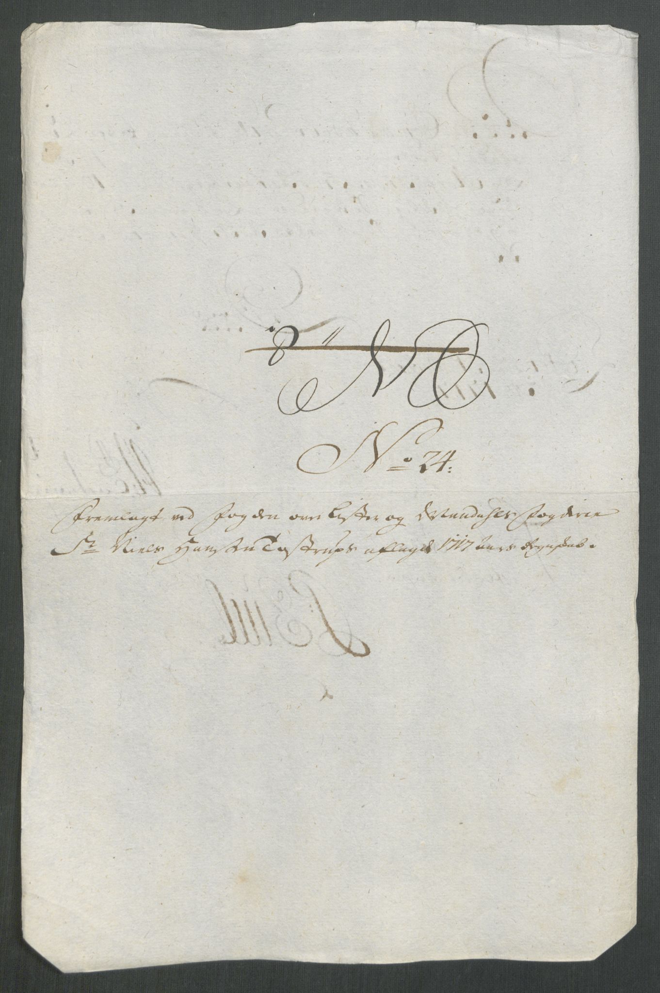 Rentekammeret inntil 1814, Reviderte regnskaper, Fogderegnskap, RA/EA-4092/R43/L2561: Fogderegnskap Lista og Mandal, 1717, p. 254