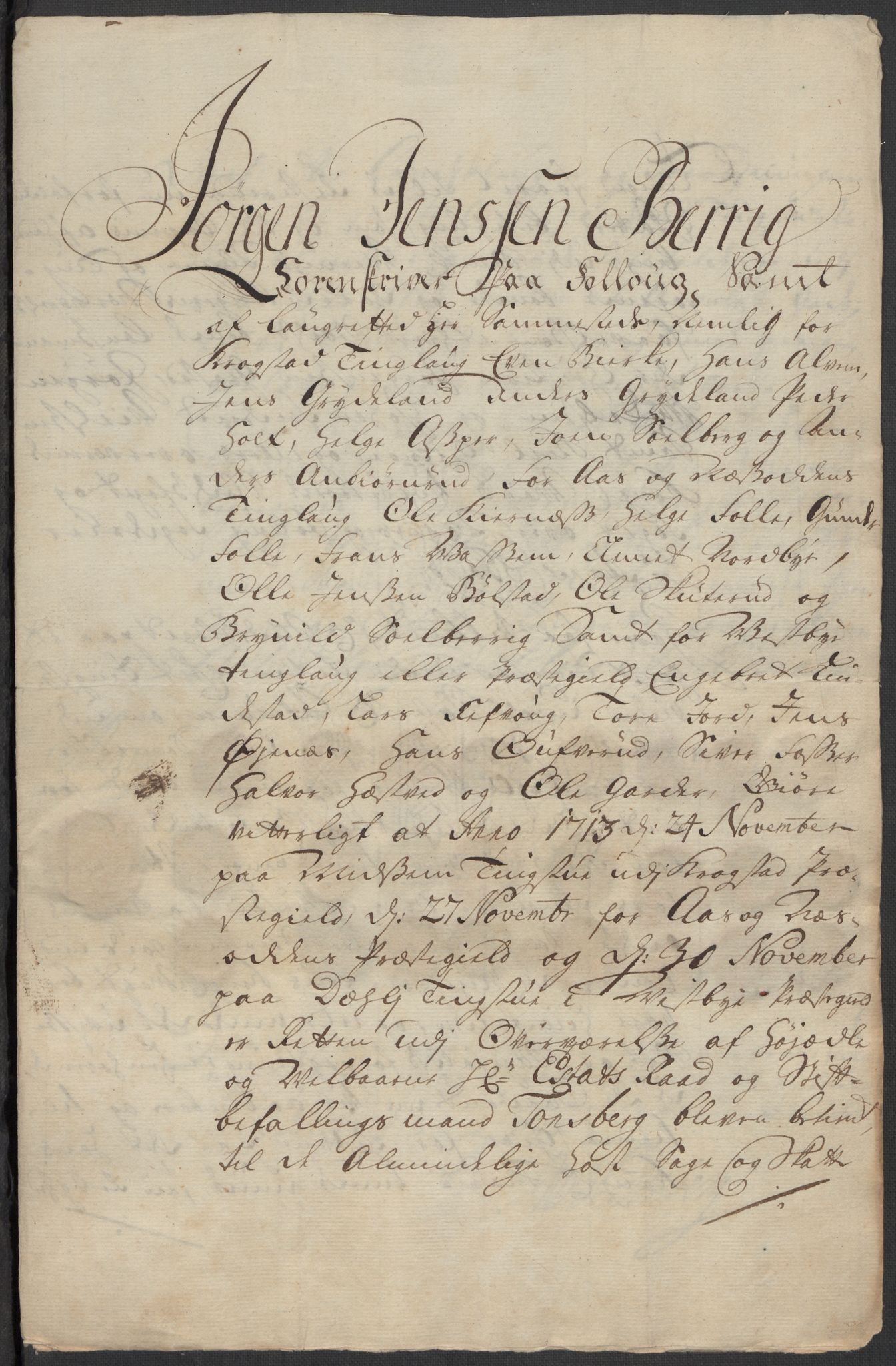 Rentekammeret inntil 1814, Reviderte regnskaper, Fogderegnskap, AV/RA-EA-4092/R10/L0451: Fogderegnskap Aker og Follo, 1713-1714, p. 166