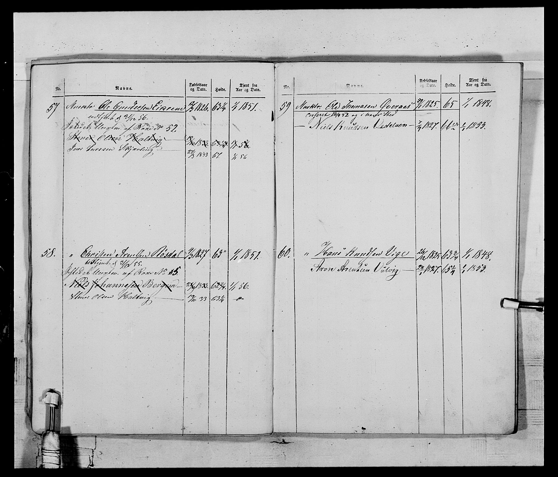 Generalitets- og kommissariatskollegiet, Det kongelige norske kommissariatskollegium, AV/RA-EA-5420/E/Eh/L0120: Tingvollske kompani, 1850-1870, p. 395