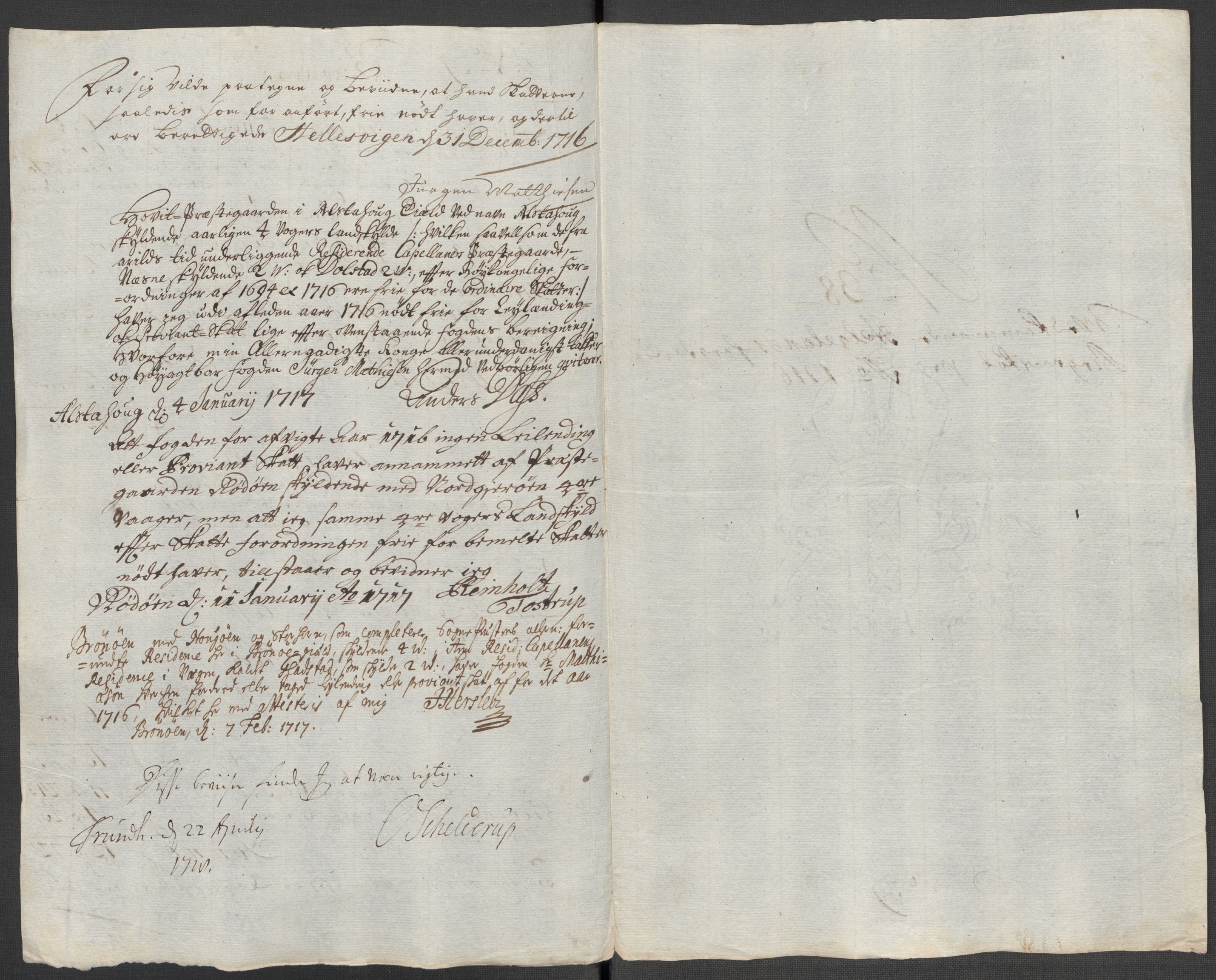 Rentekammeret inntil 1814, Reviderte regnskaper, Fogderegnskap, AV/RA-EA-4092/R65/L4514: Fogderegnskap Helgeland, 1716, p. 269