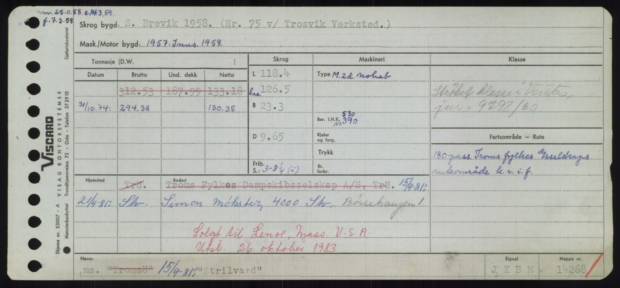 Sjøfartsdirektoratet med forløpere, Skipsmålingen, RA/S-1627/H/Hd/L0036: Fartøy, St, p. 659