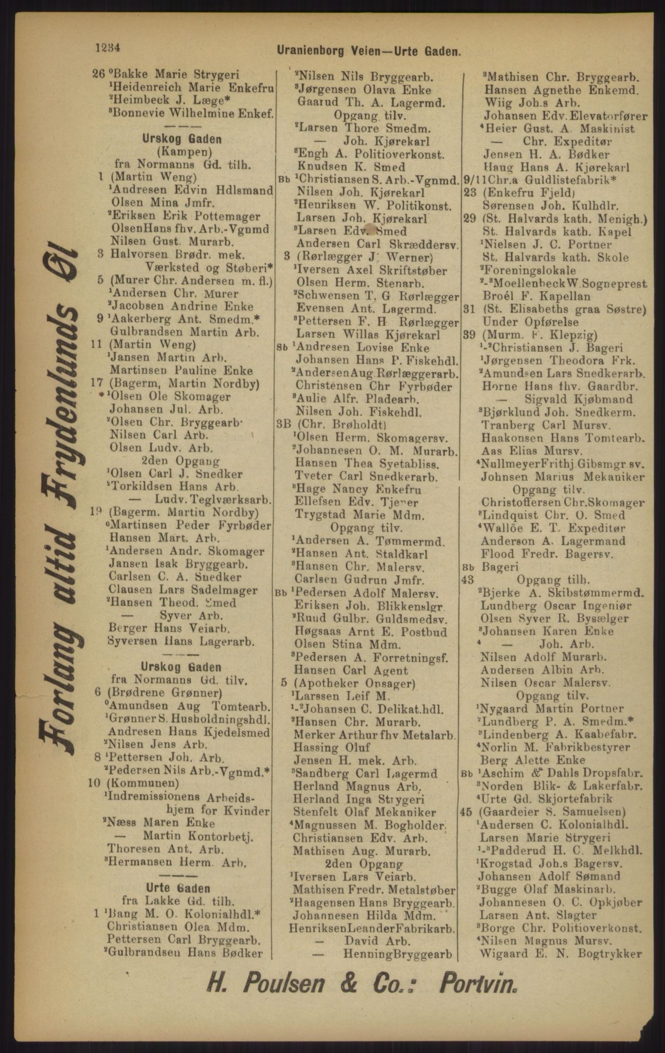 Kristiania/Oslo adressebok, PUBL/-, 1902, p. 1234