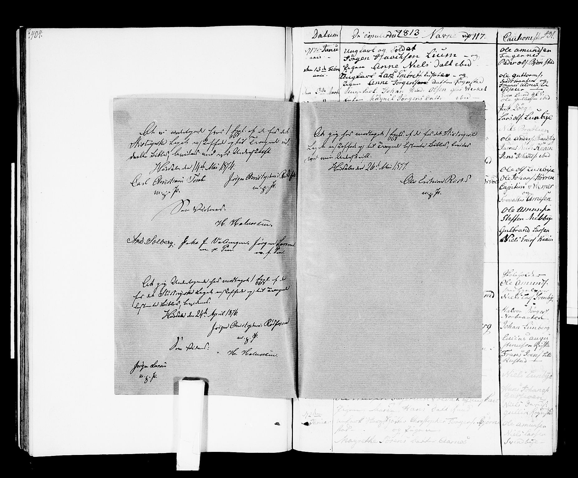 Hurdal prestekontor Kirkebøker, SAO/A-10889/F/Fa/L0002: Parish register (official) no. I 2, 1812-1814, p. 430-431