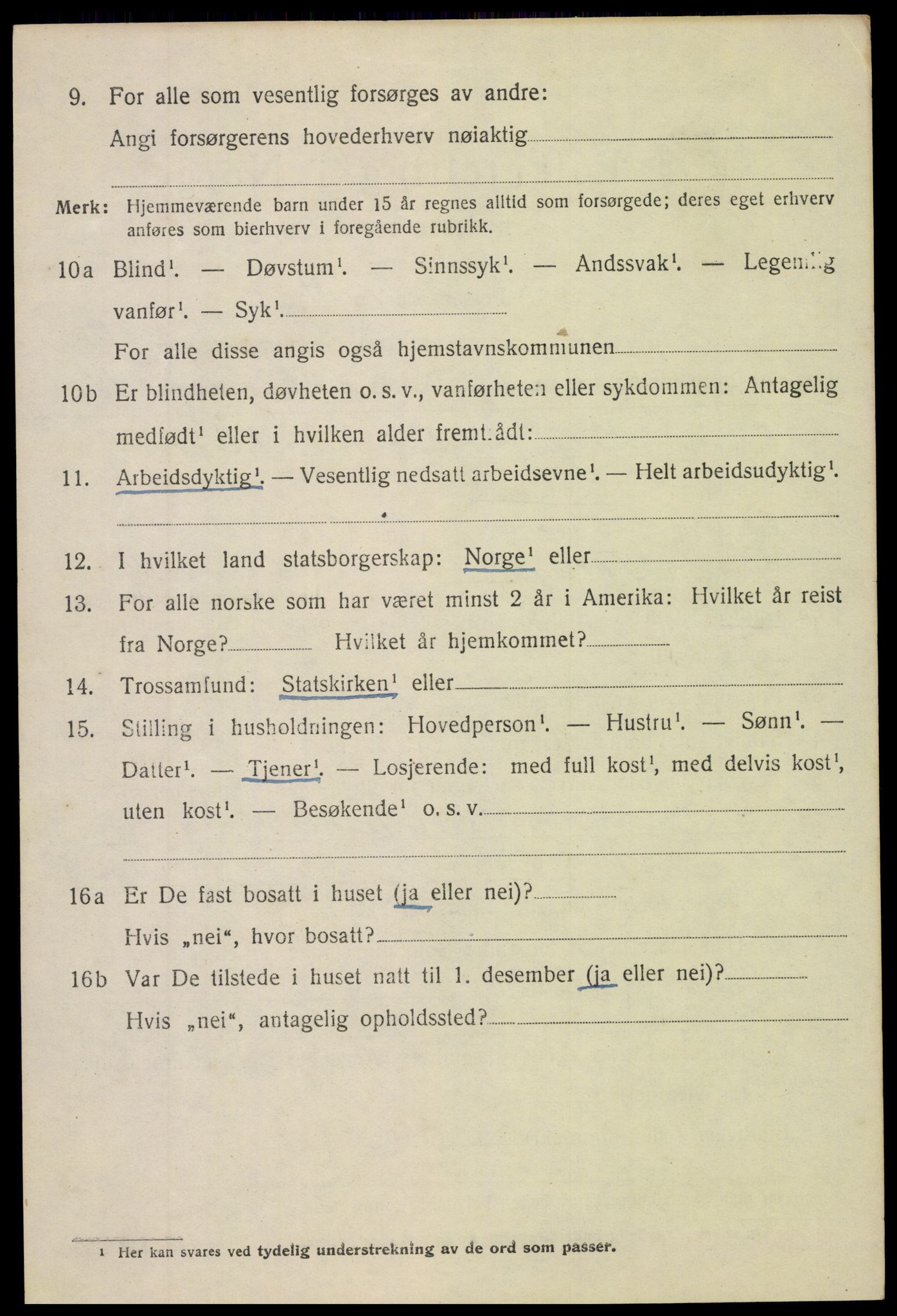 SAH, 1920 census for Torpa, 1920, p. 5238