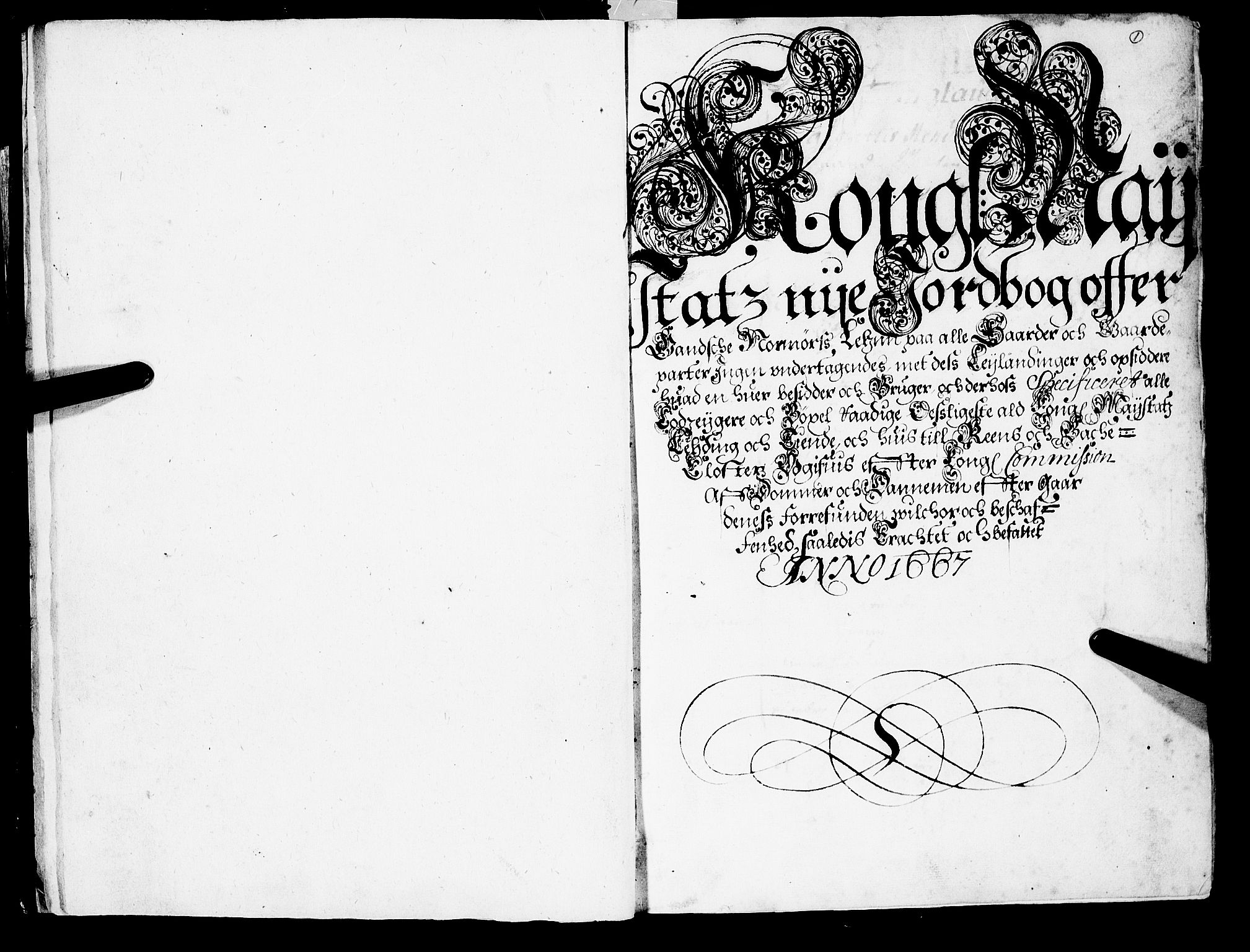 Rentekammeret inntil 1814, Realistisk ordnet avdeling, RA/EA-4070/N/Nb/Nba/L0047: Nordmøre len, 1667, p. 1a