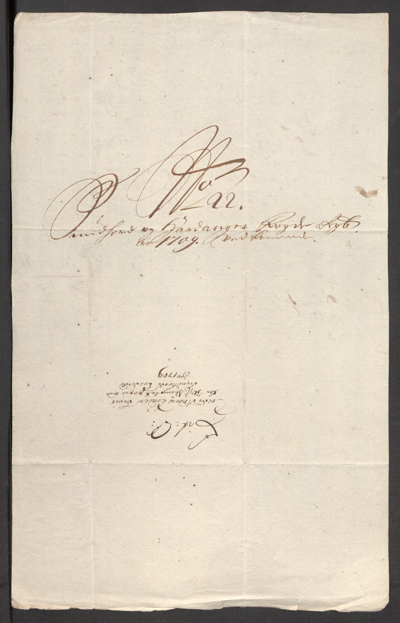 Rentekammeret inntil 1814, Reviderte regnskaper, Fogderegnskap, RA/EA-4092/R48/L2986: Fogderegnskap Sunnhordland og Hardanger, 1709-1710, p. 162