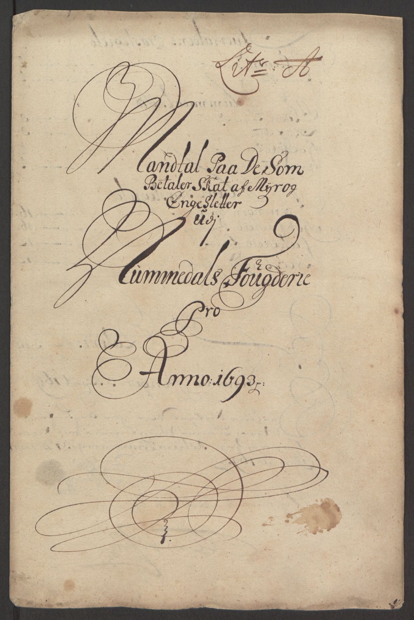 Rentekammeret inntil 1814, Reviderte regnskaper, Fogderegnskap, RA/EA-4092/R64/L4424: Fogderegnskap Namdal, 1692-1695, p. 238
