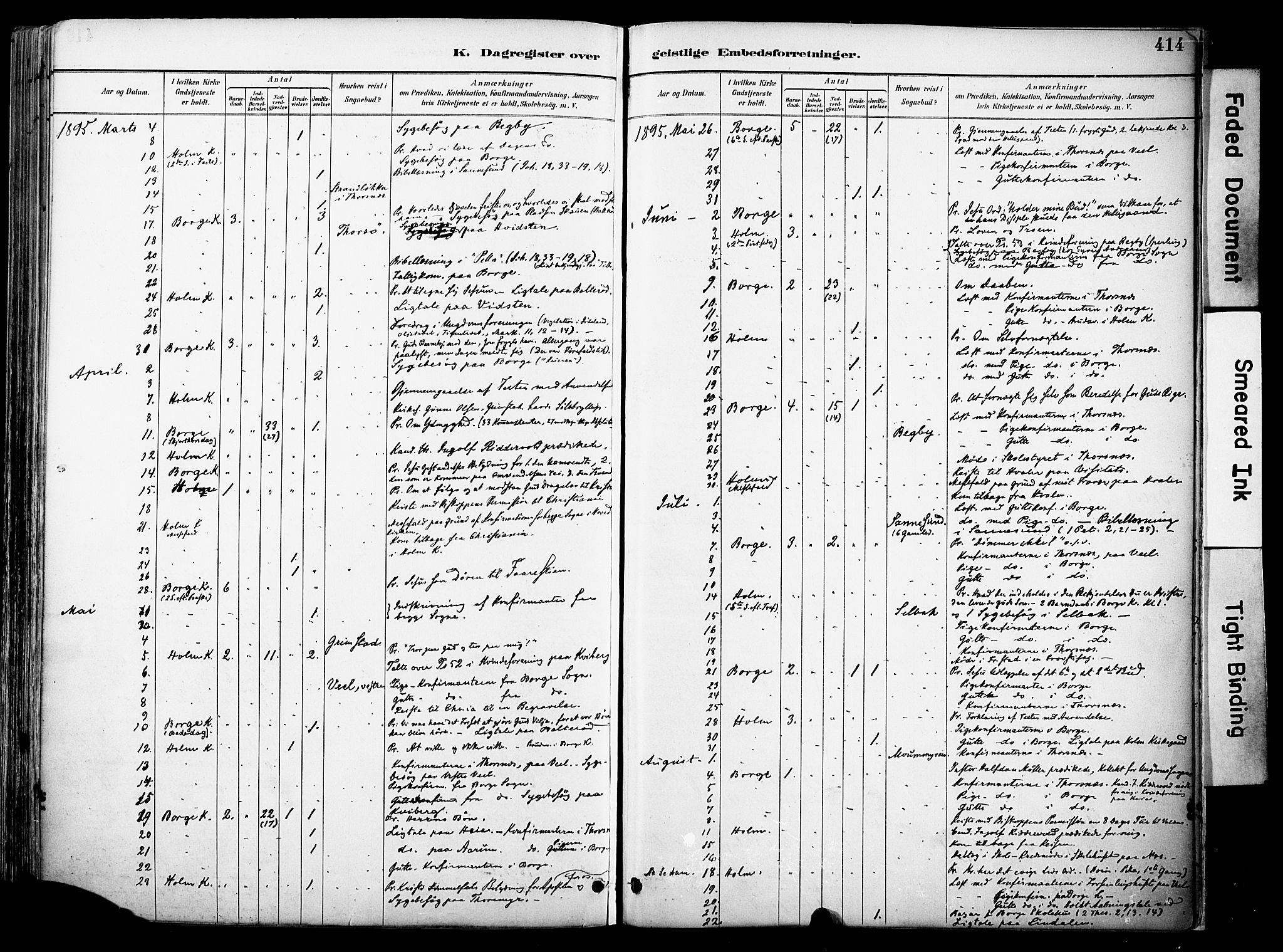 Borge prestekontor Kirkebøker, AV/SAO-A-10903/F/Fa/L0008: Parish register (official) no. I 8B, 1887-1902, p. 414