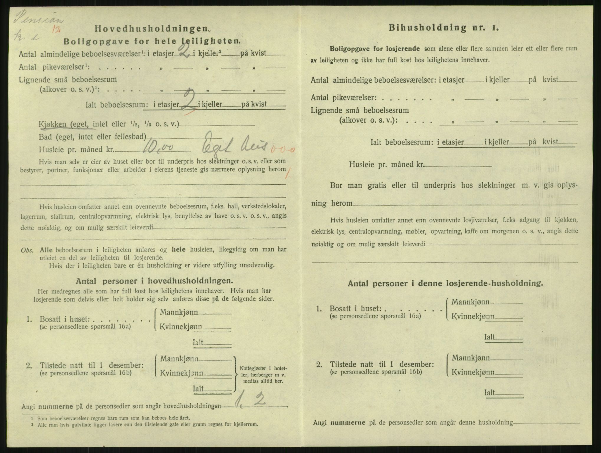 SAKO, 1920 census for Horten, 1920, p. 6136